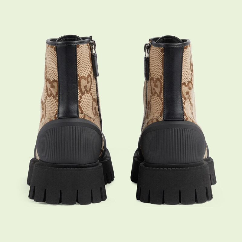 GUCCI Men's maxi GG lace-up boot outlook