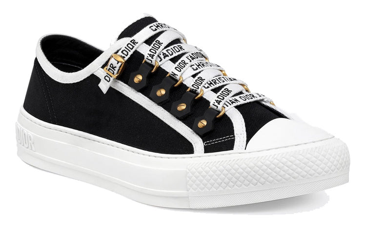 (WMNS) Dior Walk'N'Dior Low Top 'Black Canvas' KCK177CVA_S12X - 3