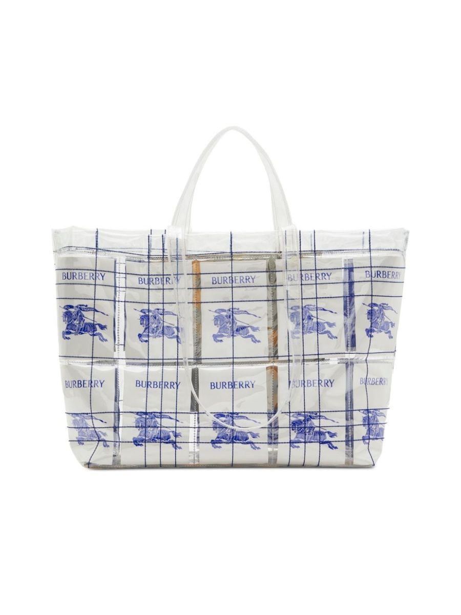 Transparent Design Shopper Bag with Logo Tag - 4