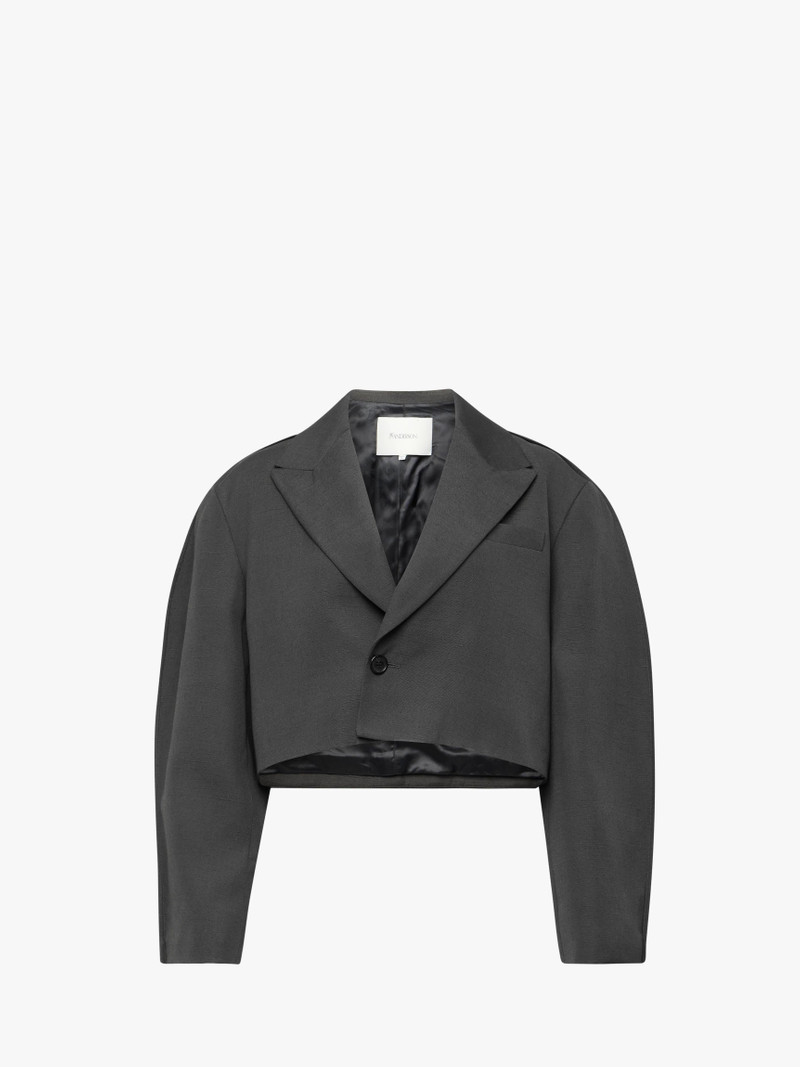 CROPPED ROUNDED TAILORED JACKET 1