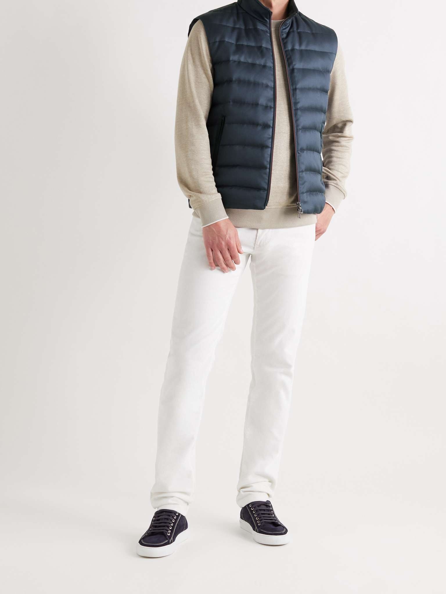 Gateway Rain System Quilted Silk-Twill Down Gilet - 2