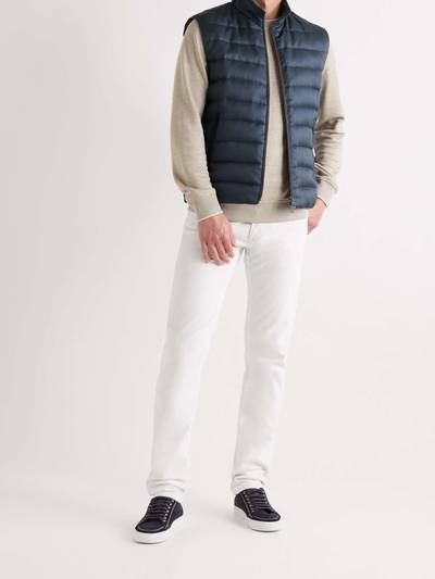 Loro Piana Gateway Rain System Quilted Silk-Twill Down Gilet outlook