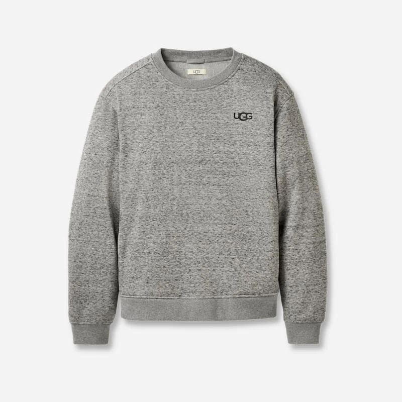 ® Men's Nyles Crewneck Polyester Tops in Grey Heather - 1