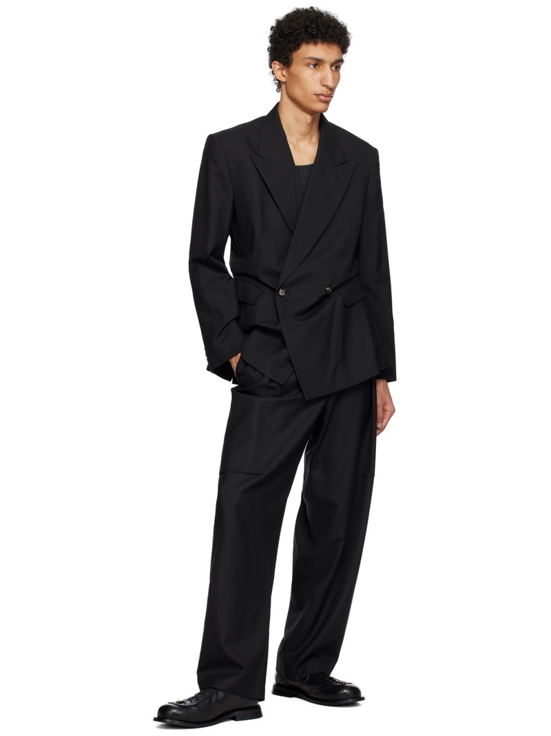 MARINA YEE Black Wide-Leg Trousers outlook