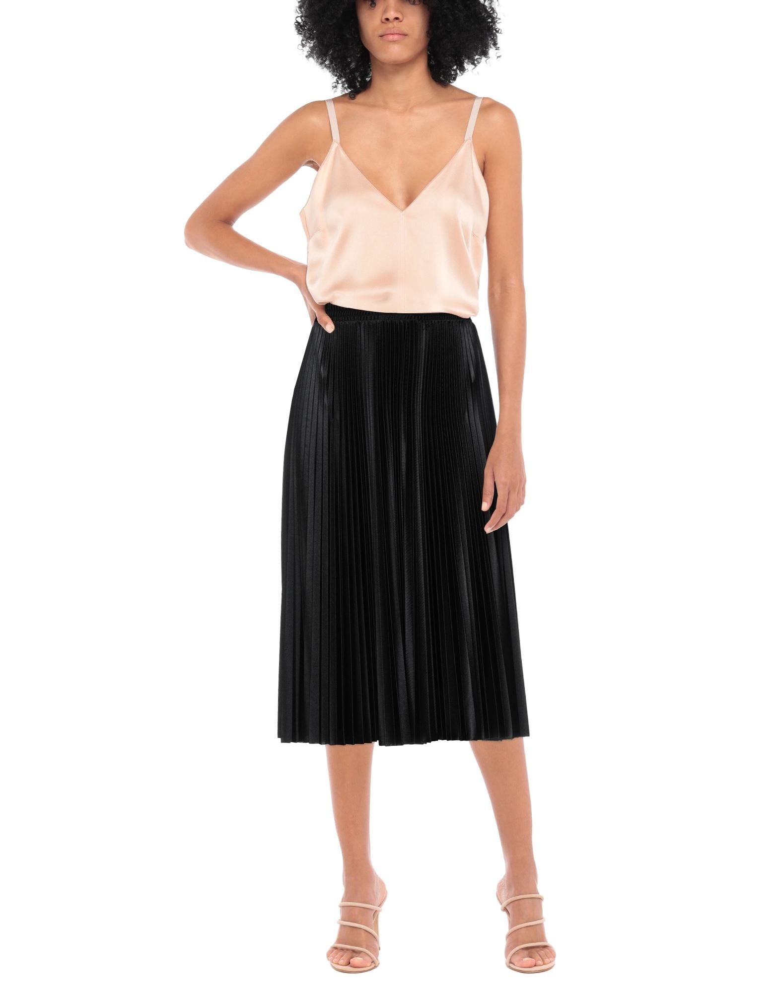 Black Women's Midi Skirt - 2