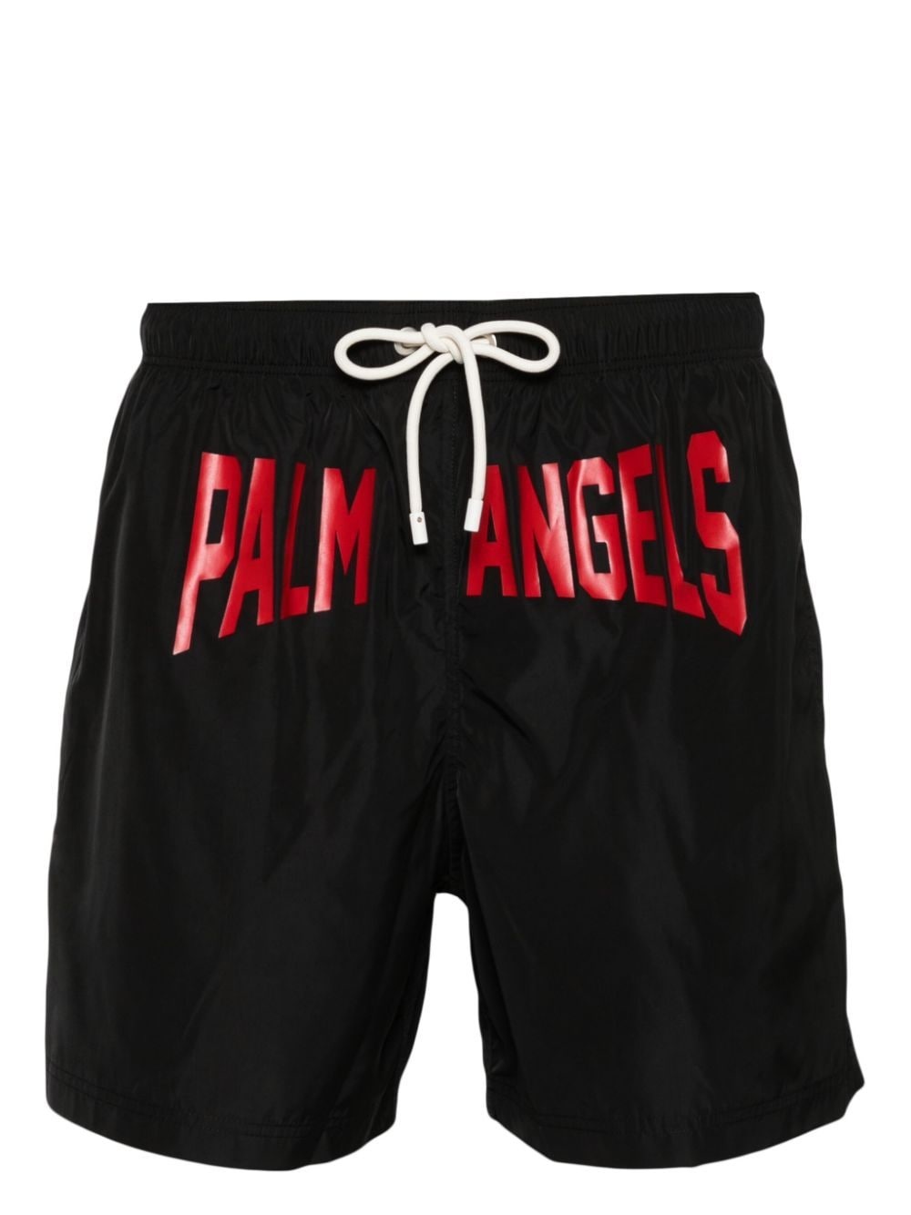 PA City logo-print swim shorts - 1