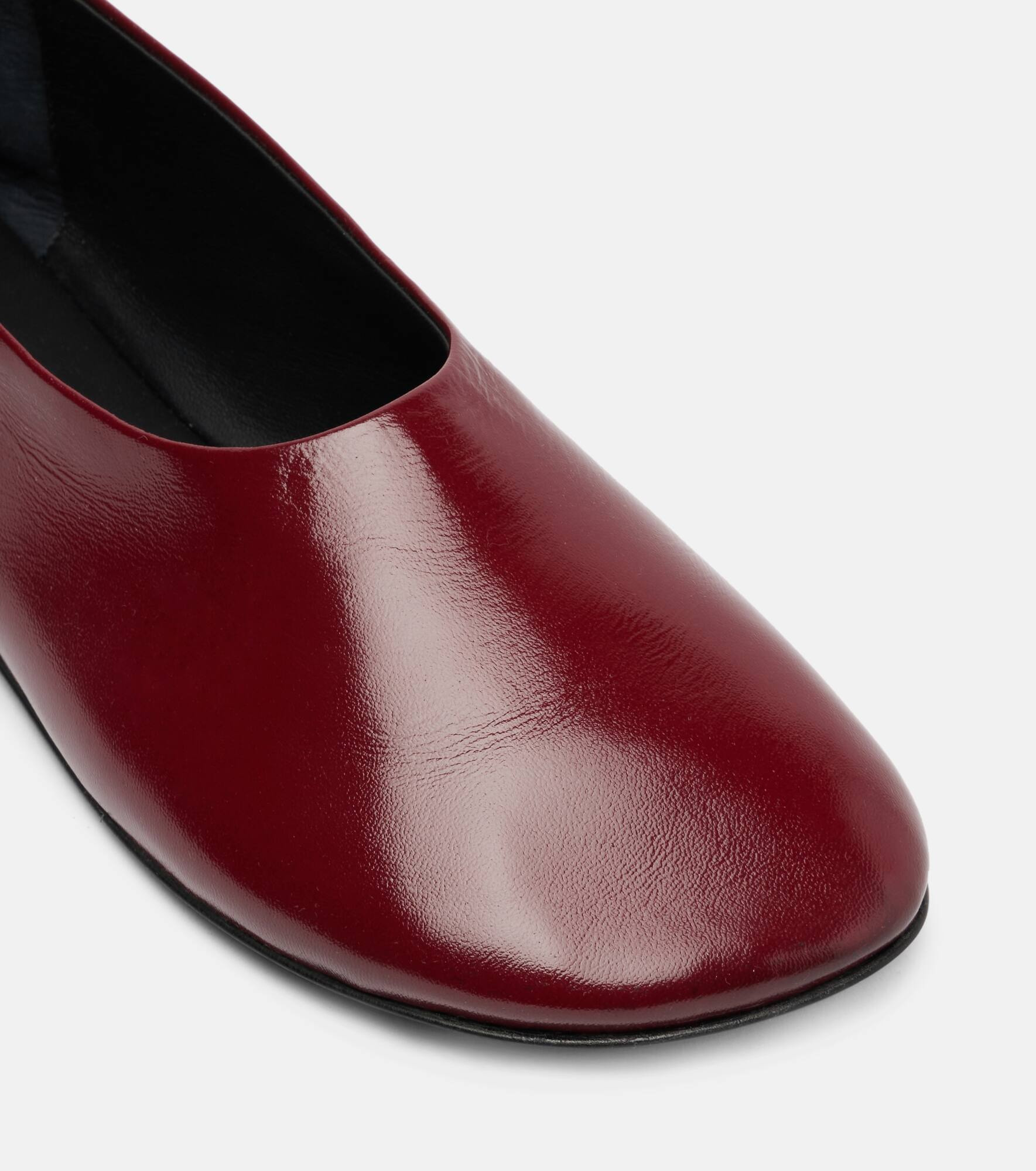 Glove leather ballet flats - 5