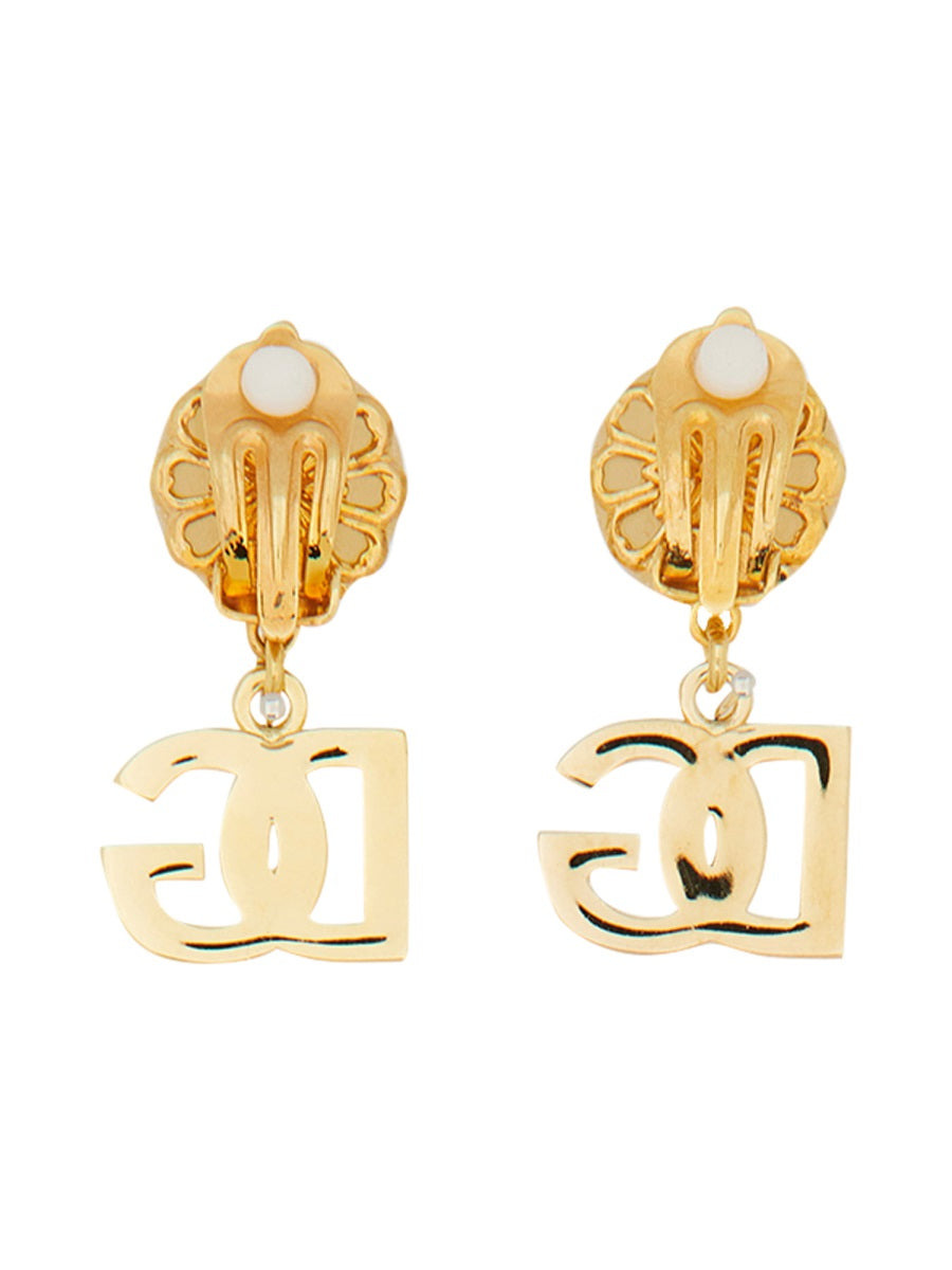 "Dg Newton" Dangle Earrings - 2