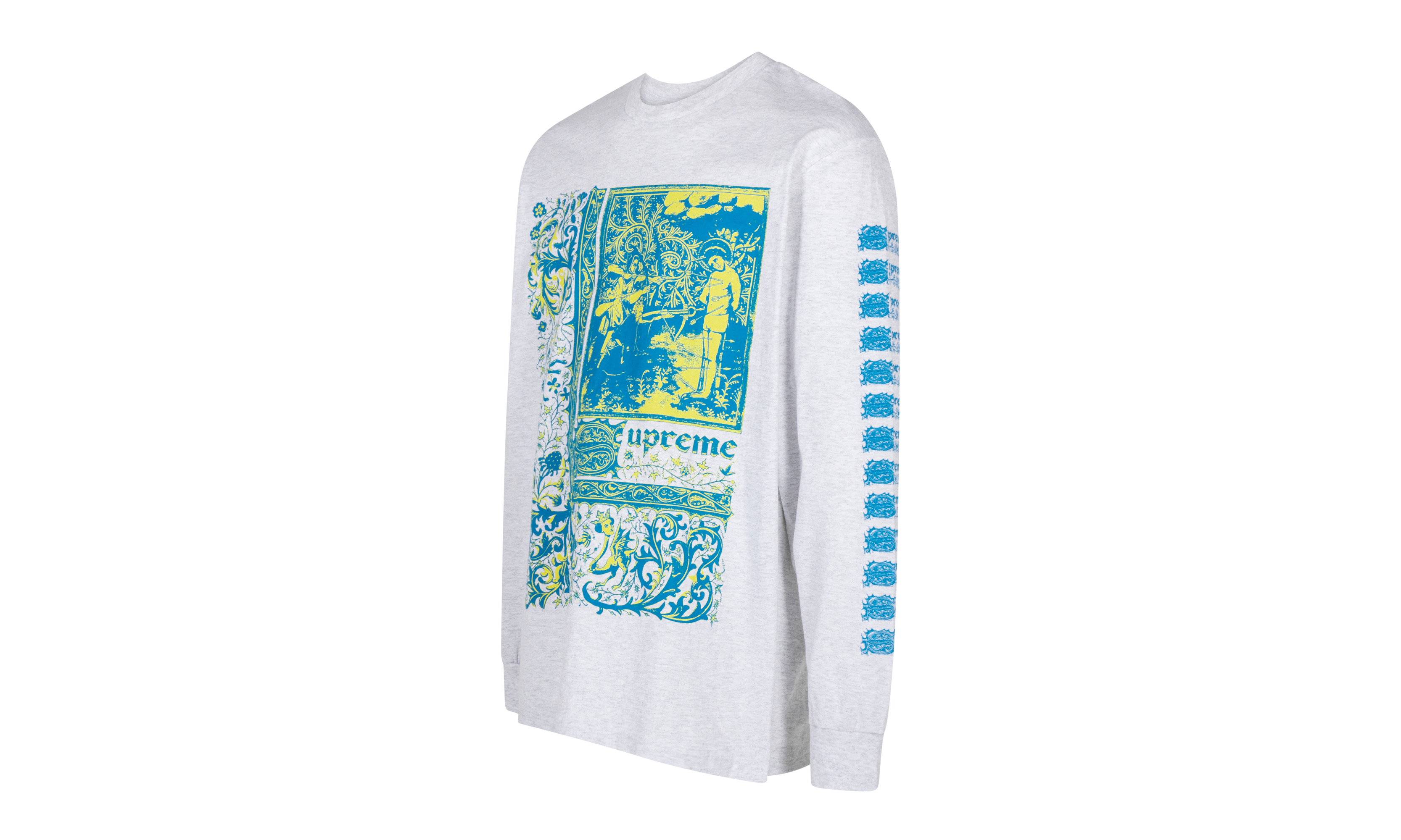Saint Sebastian L/S Tee "Ash Grey" - 2