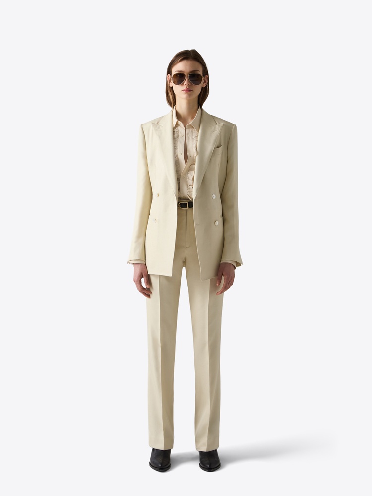 BLAZER 78 CREAM RAW SILK - 2