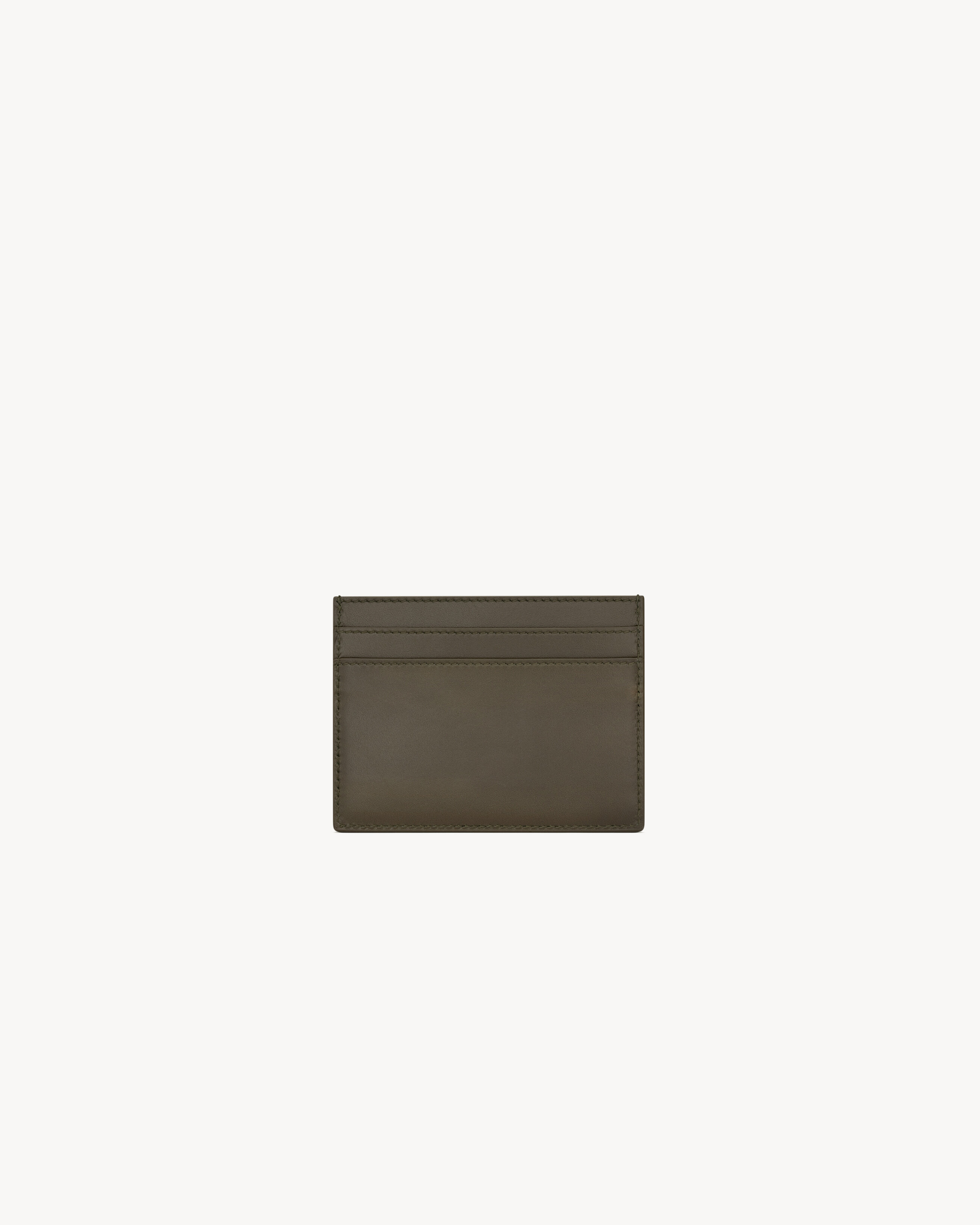 SAINT LAURENT PARIS CARD CASE IN SMOOTH LEATHER - 2