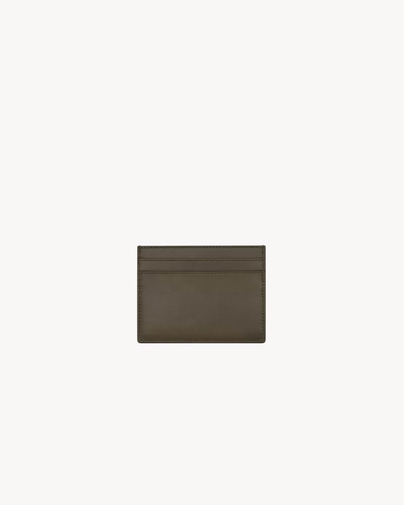 SAINT LAURENT SAINT LAURENT PARIS CARD CASE IN SMOOTH LEATHER outlook