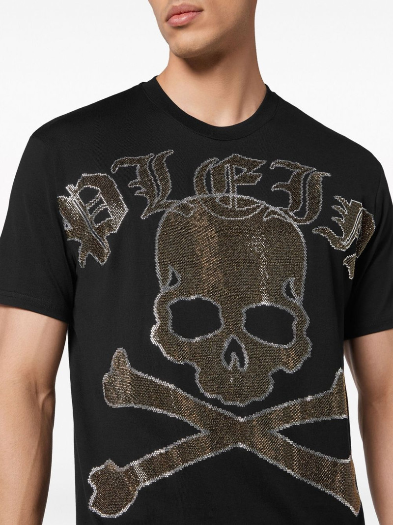 Gothic Plein Strass cotton T-shirt 5