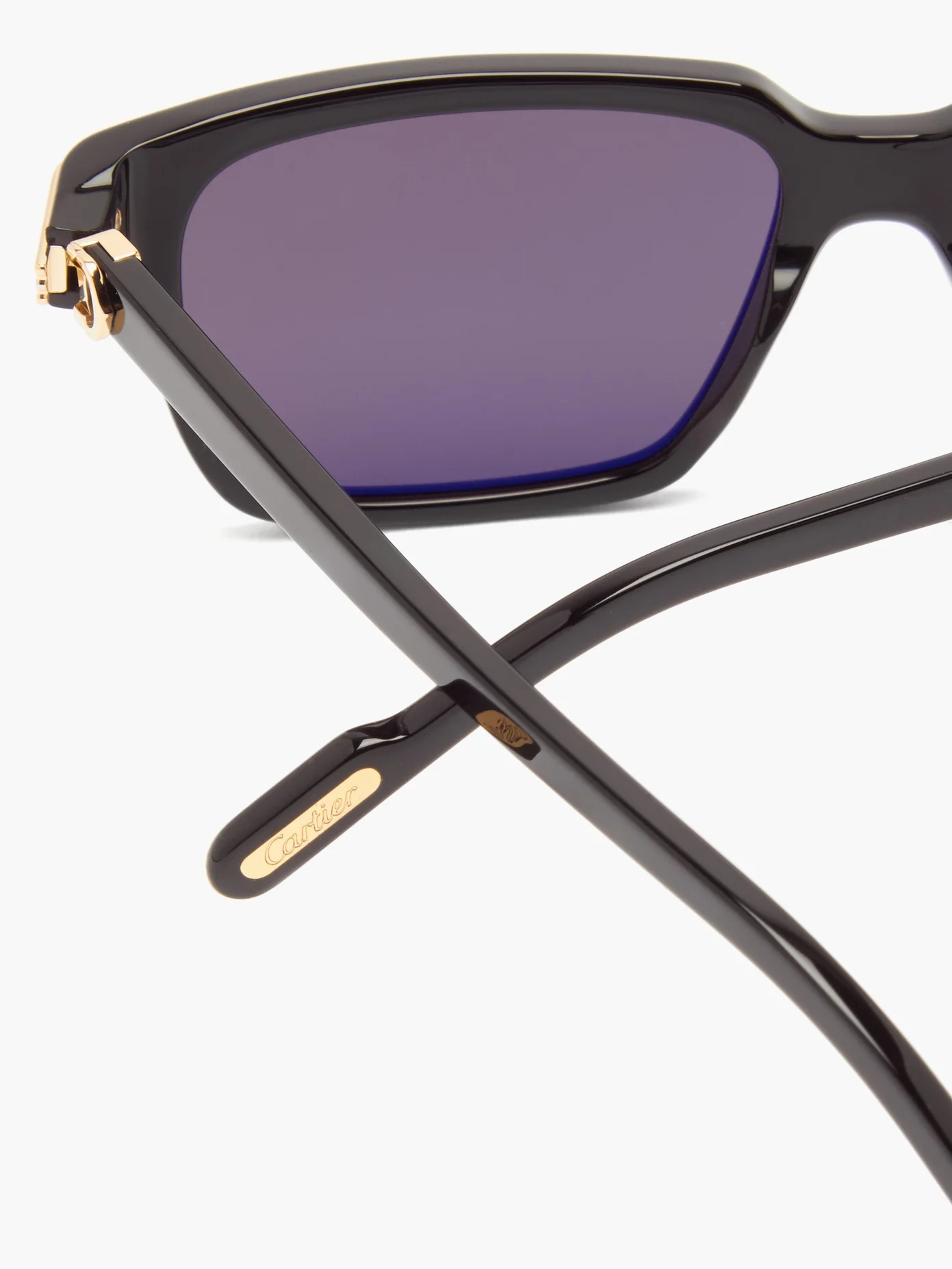 C Décor rectangular acetate sunglasses - 6