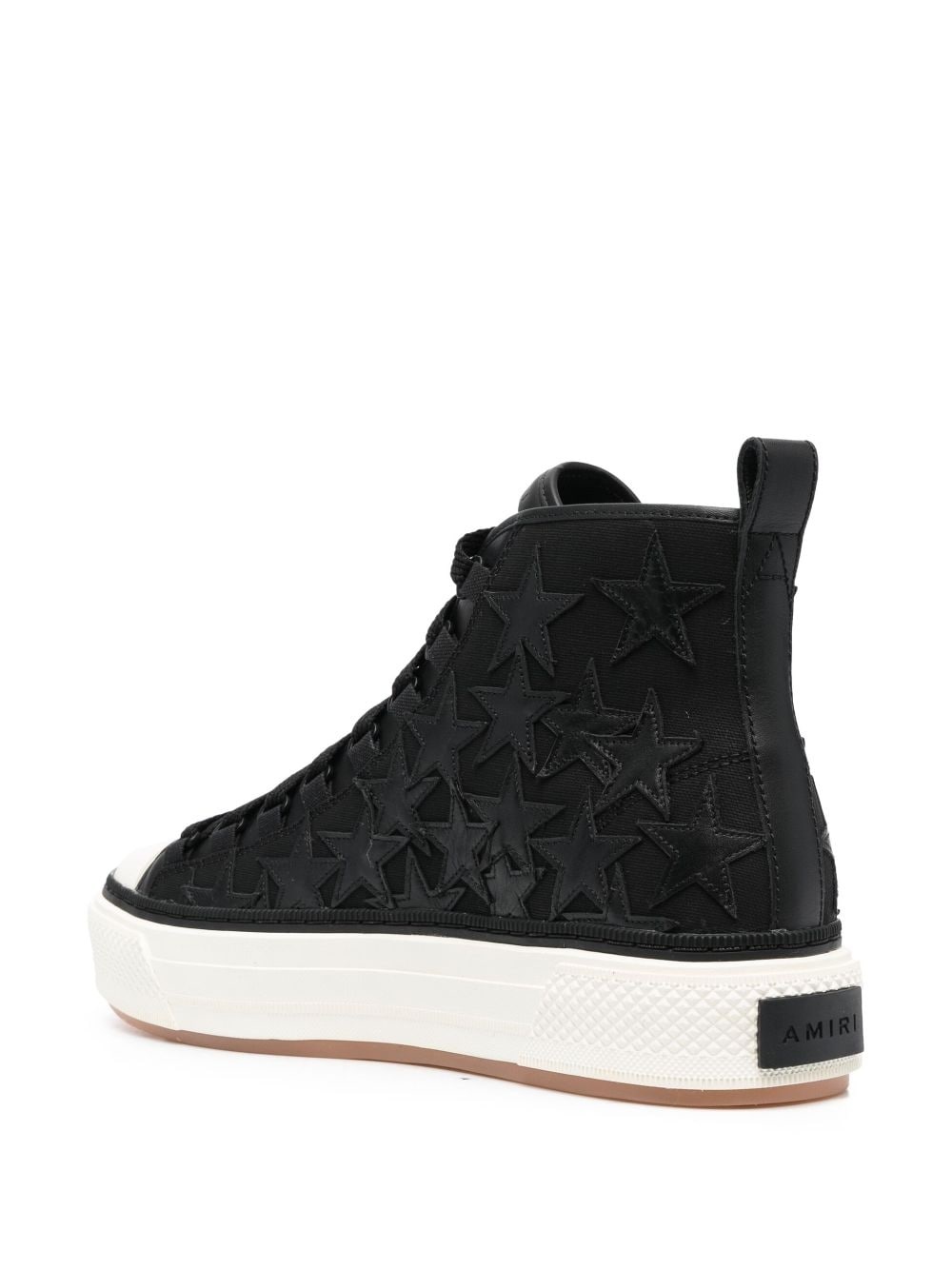 star-patch high-top sneakers - 3