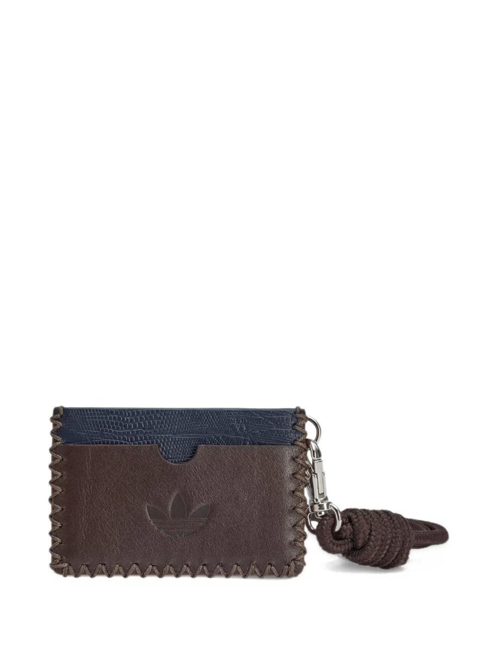 x Adidas whipstitch-trim card holder - 1