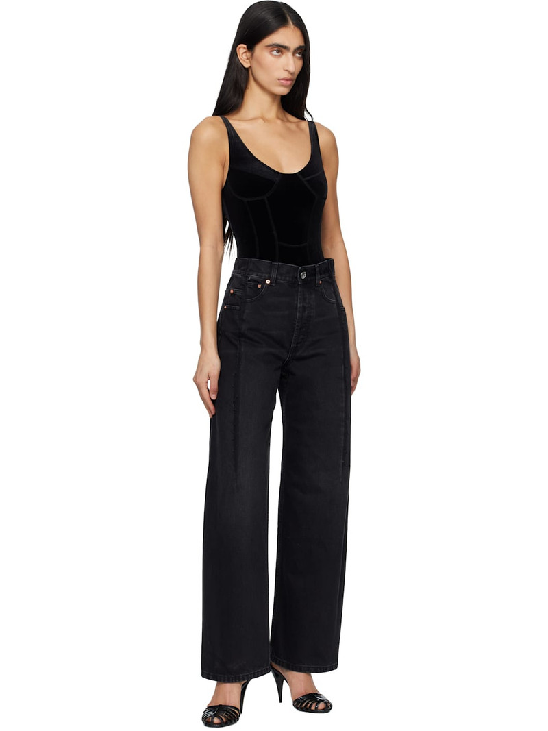 VETEMENTS Black Cut Jeans outlook