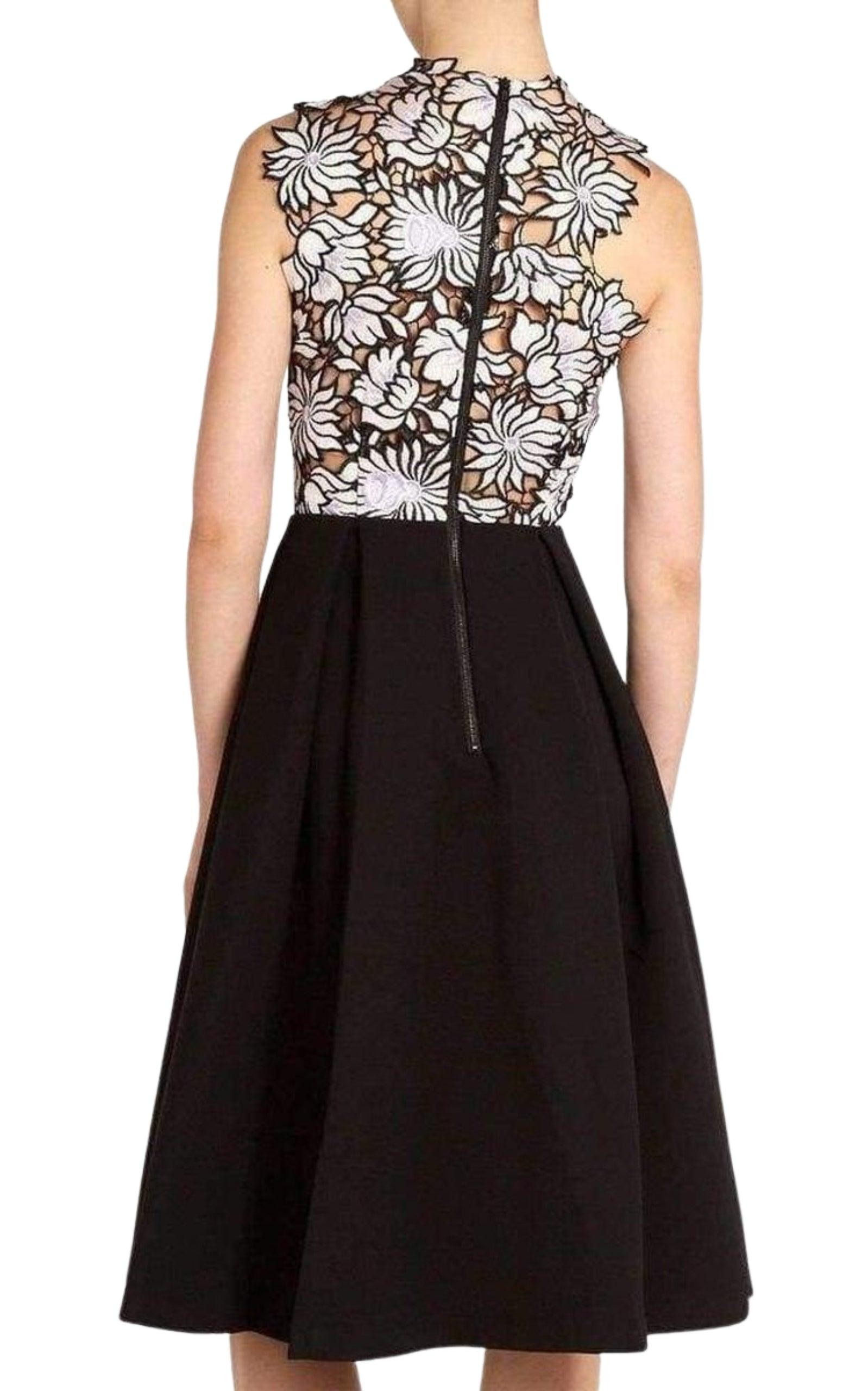 Lilac Guipure Dress - 4