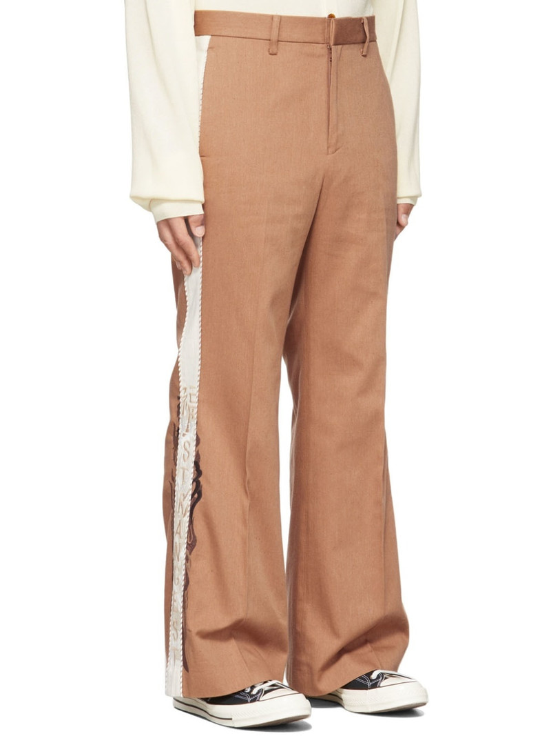 Brown Organic Chaos Trousers 2