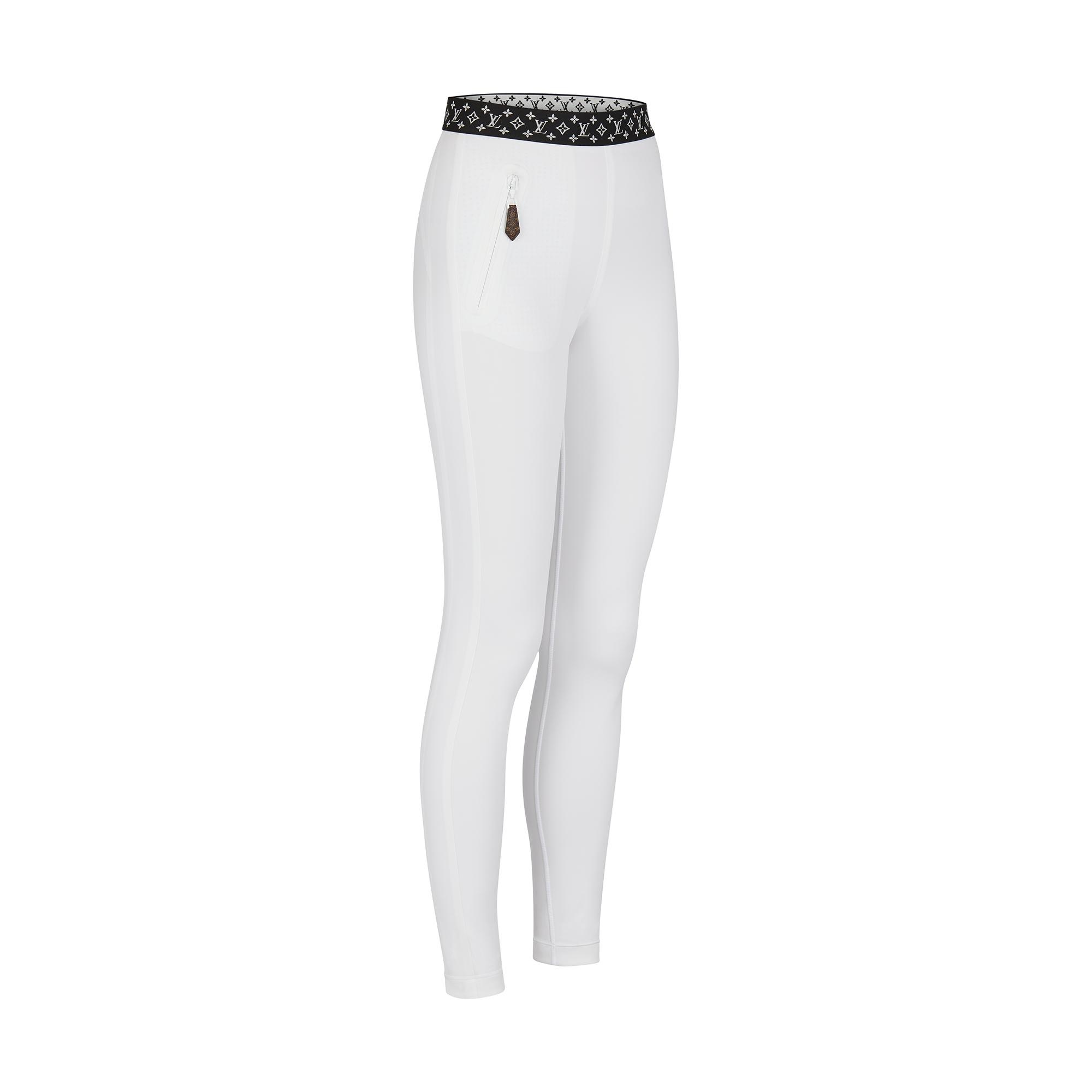 Technical Jersey Leggings with Monogram Waistband - 2