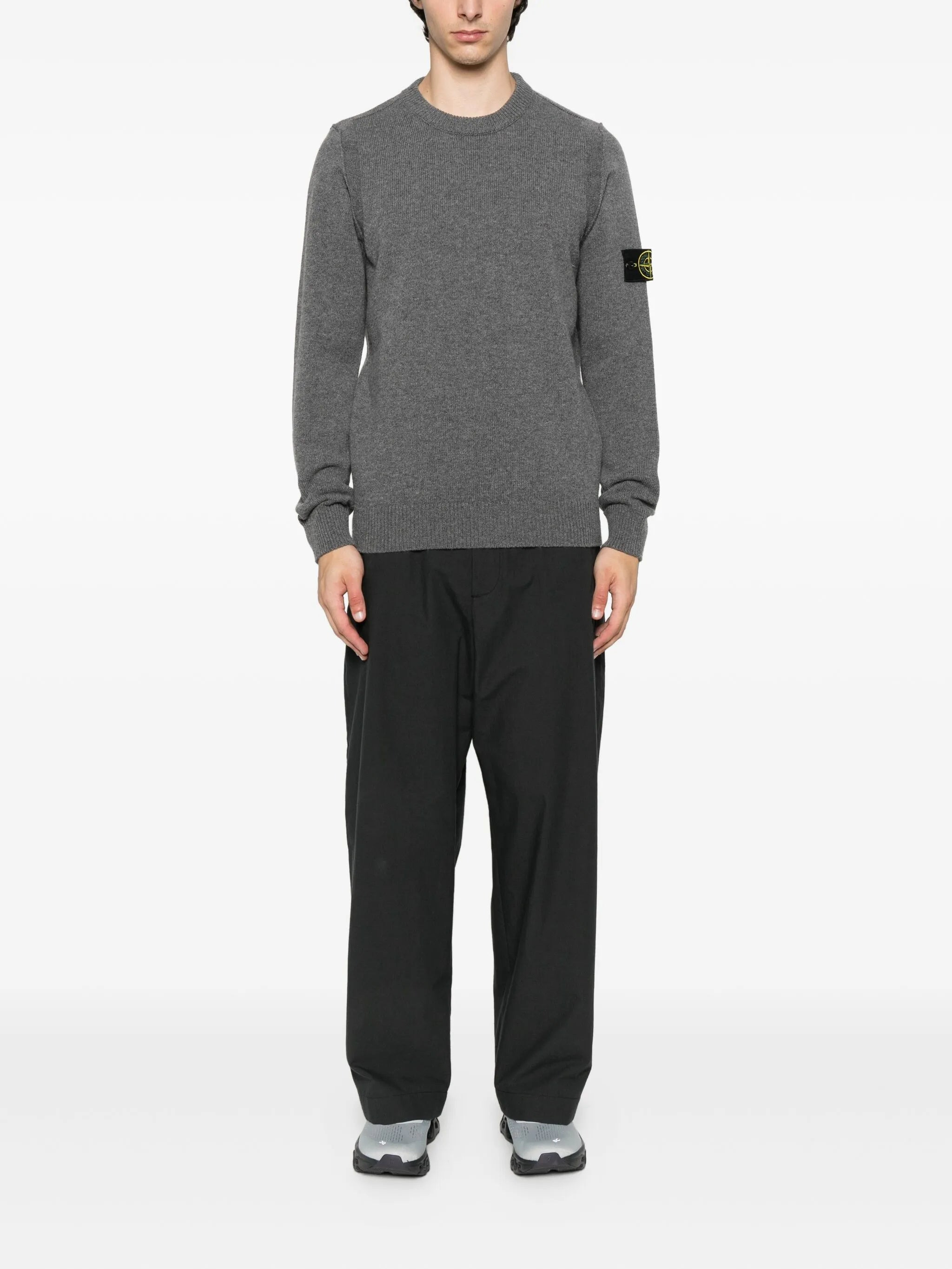 Stone Island Crew-neck Patch Sweater - 3