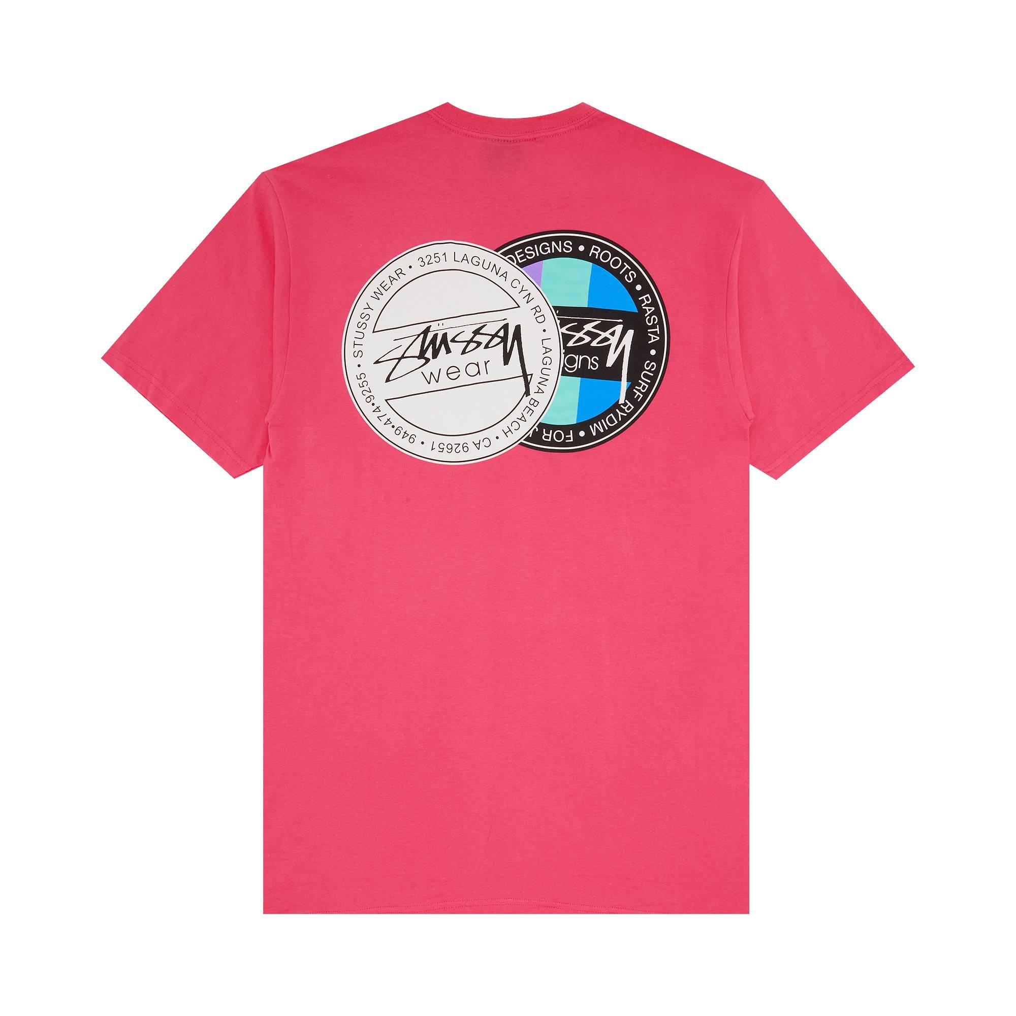 Stussy Double Dot Tee 'Pink' - 2