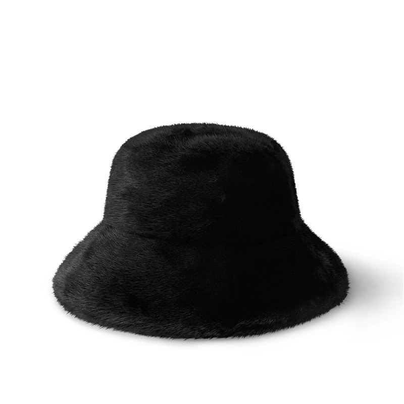 LV Cosy Mink Fur Bucket Hat 4