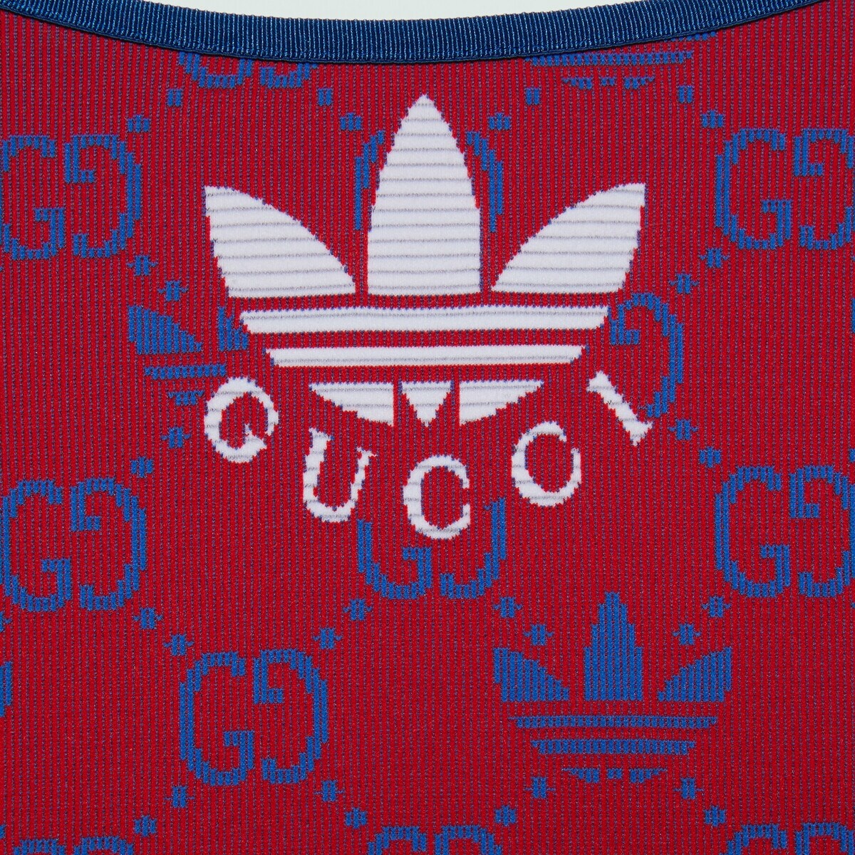 adidas x Gucci jersey long sleeve top - 5