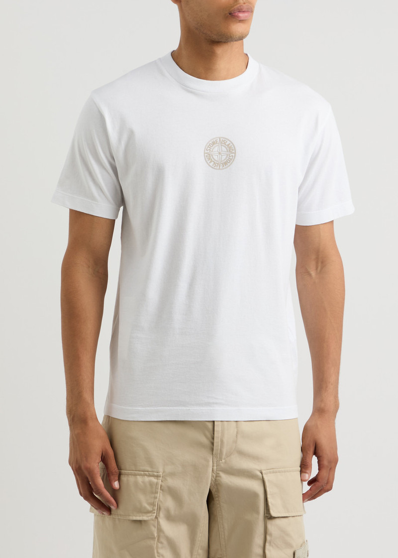 Stone Island Logo-print cotton T-shirt outlook