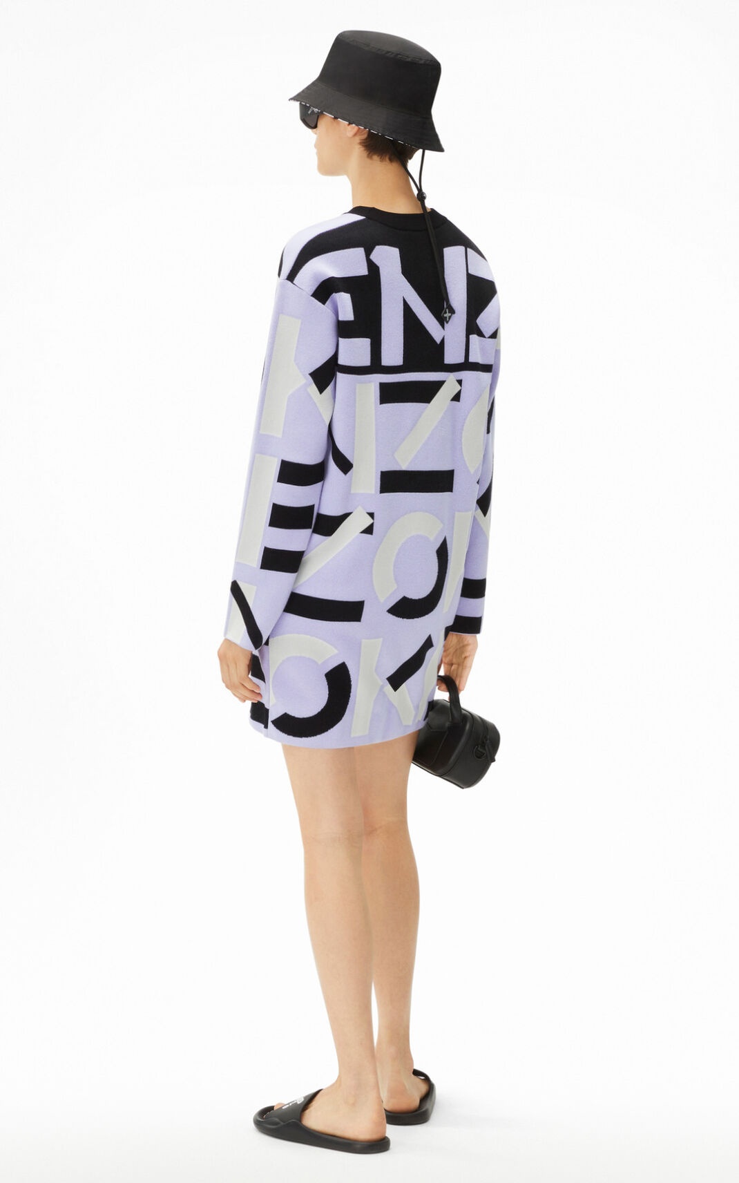 Dress with large KENZO monogram - 3
