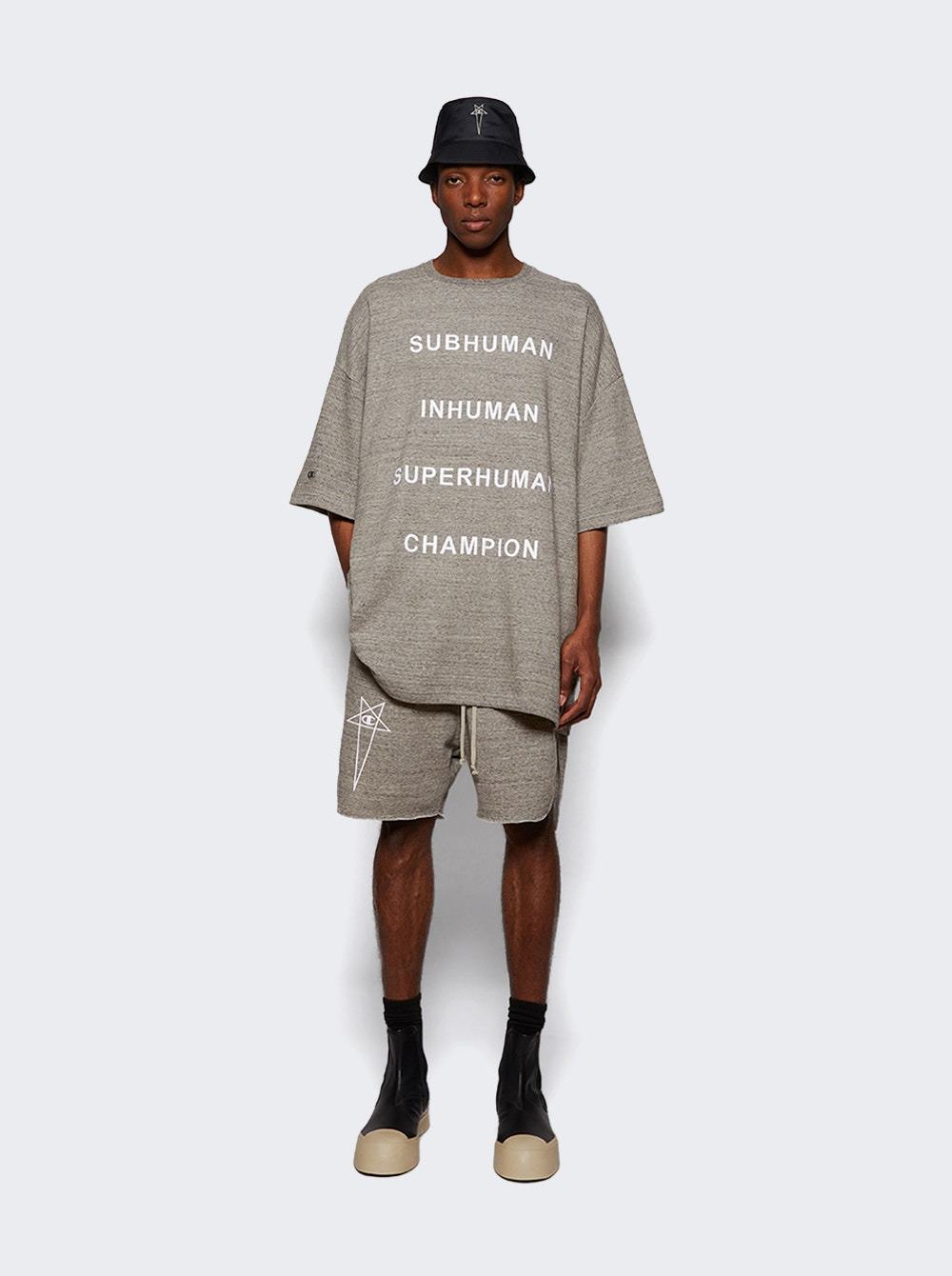 X  Champion Knitted Tommy T Grey Melange - 5