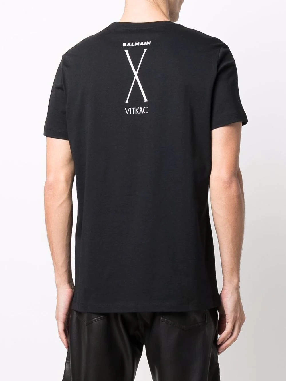 x Vitkac logo-collar short-sleeve T-shirt - 4