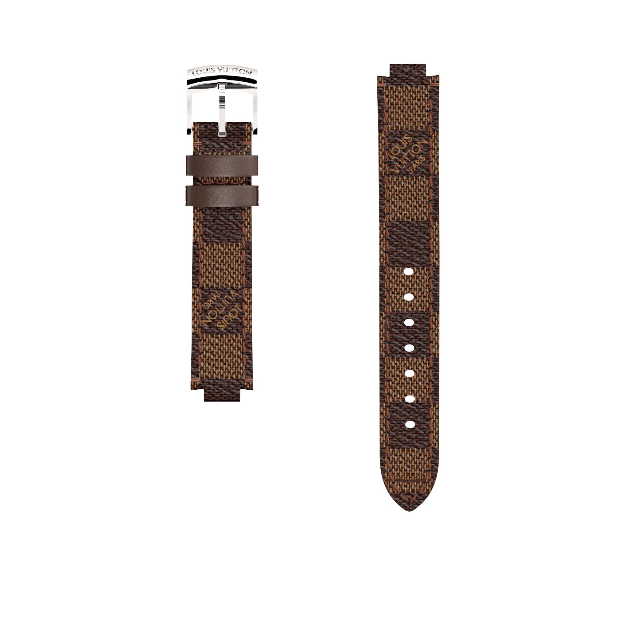 STRAP TAMBOUR CANVAS DAMIER EBENE S/S - 1