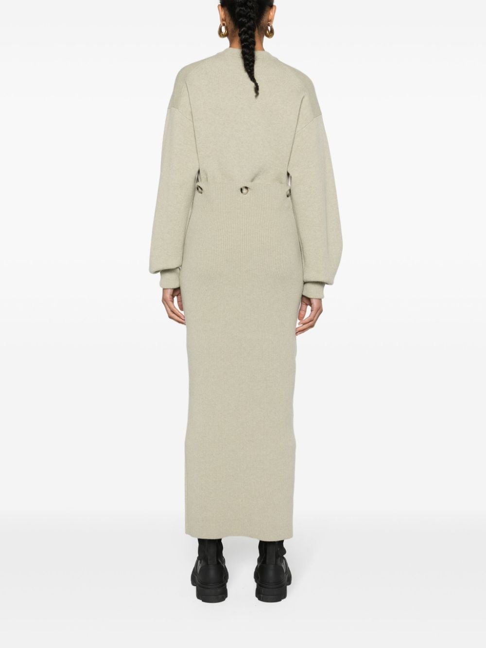 modular merino midi dress - 4