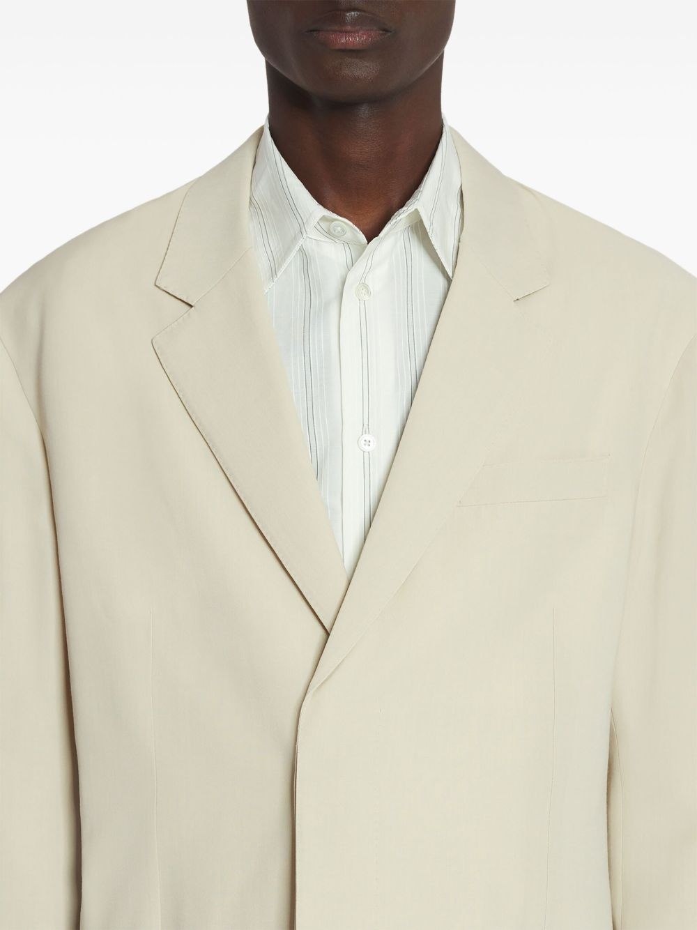 single-breasted blazer - 5