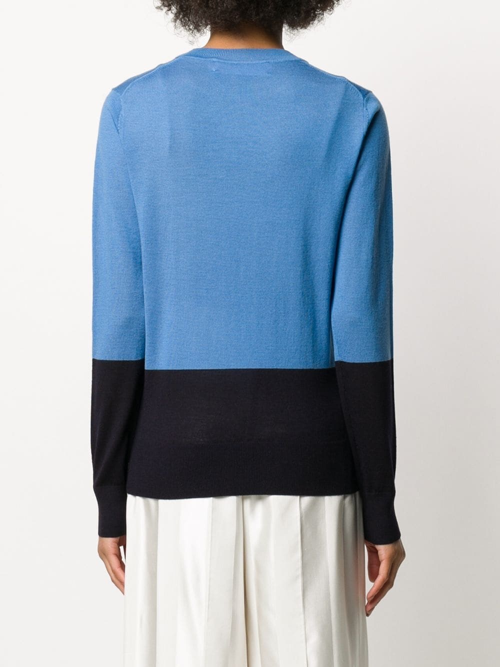 colour-block wool jumper - 4