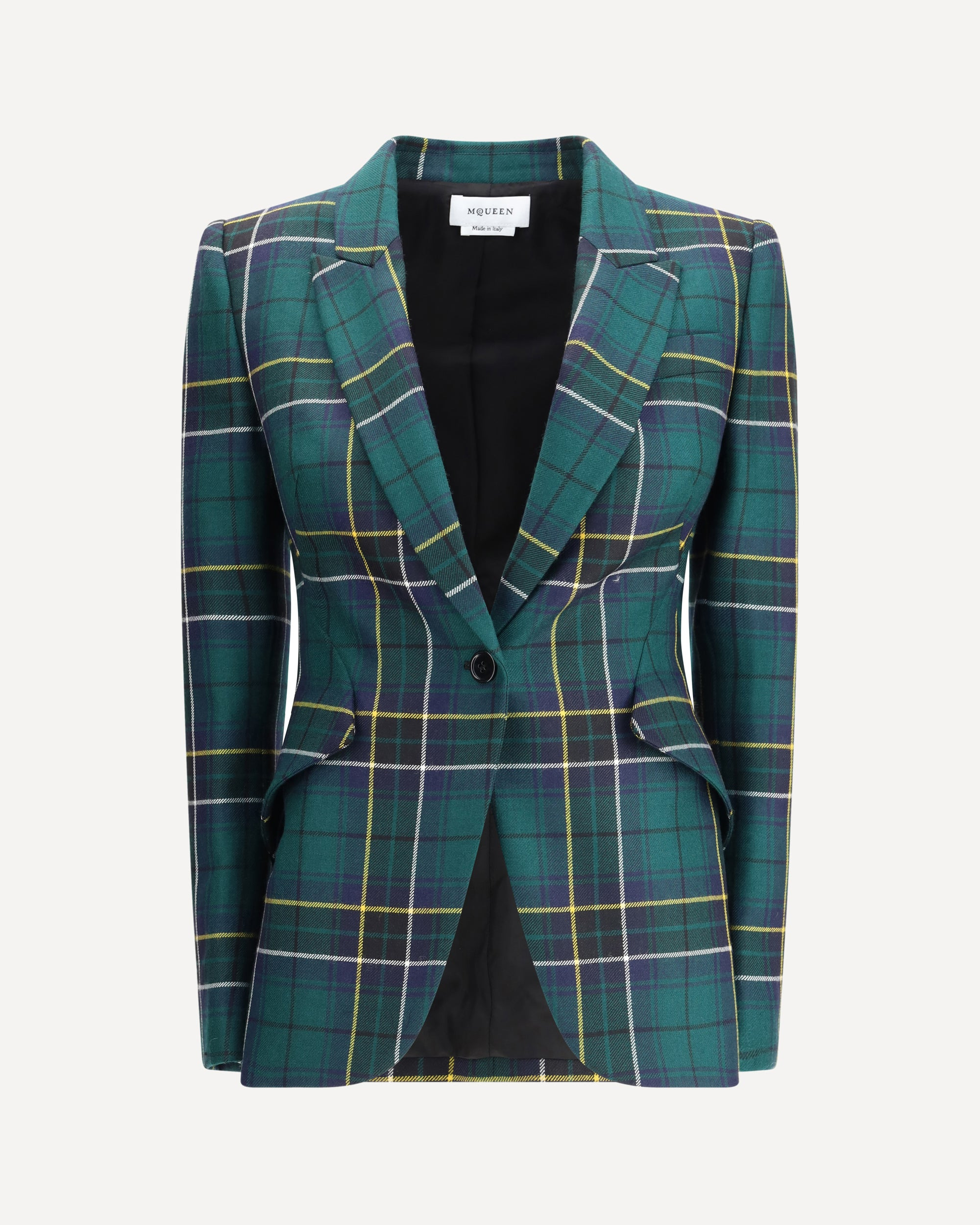 Check patterned Blazer - 1