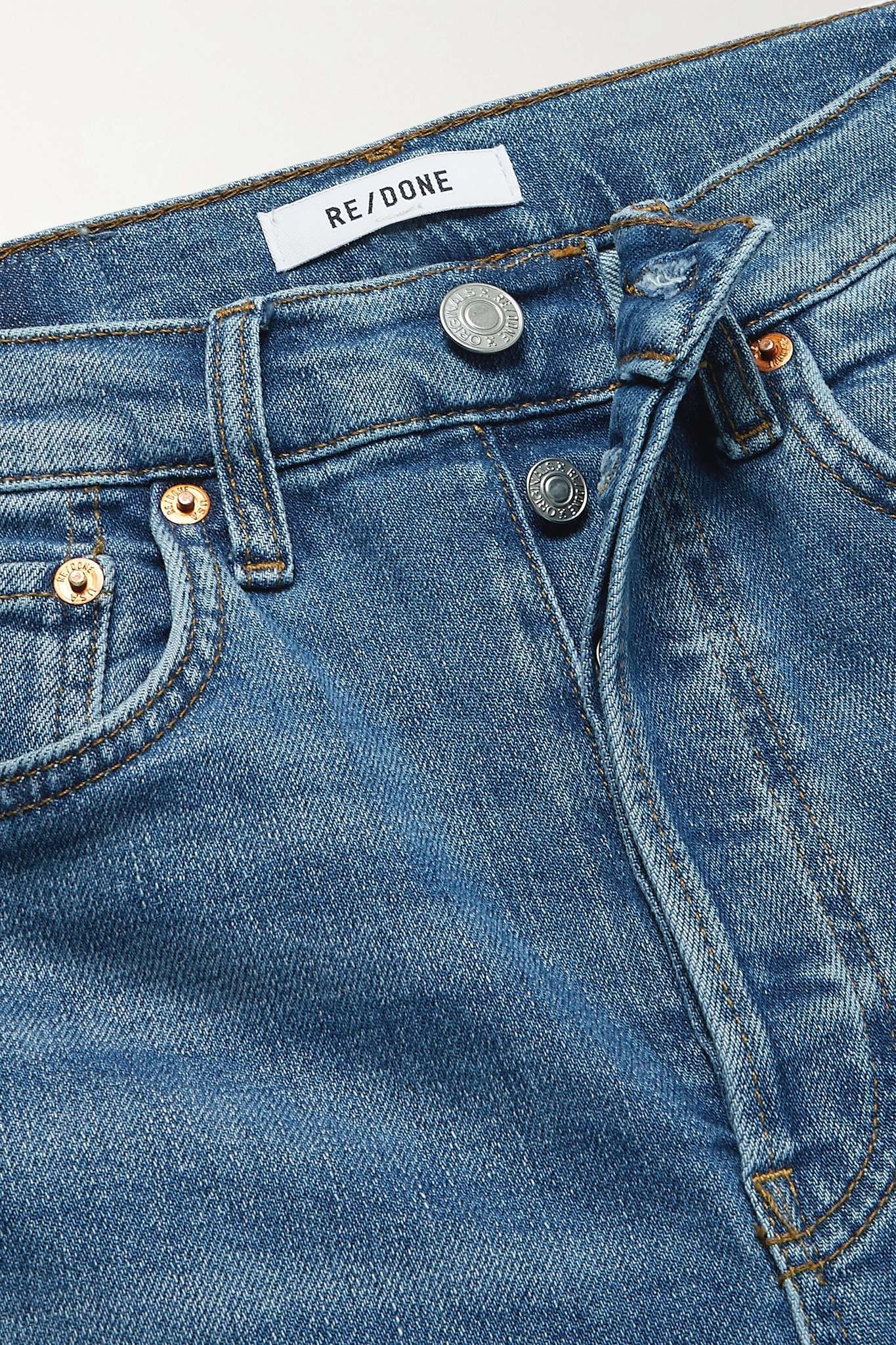 70s Originals Stove Pipe cropped high-rise straight-leg jeans - 5
