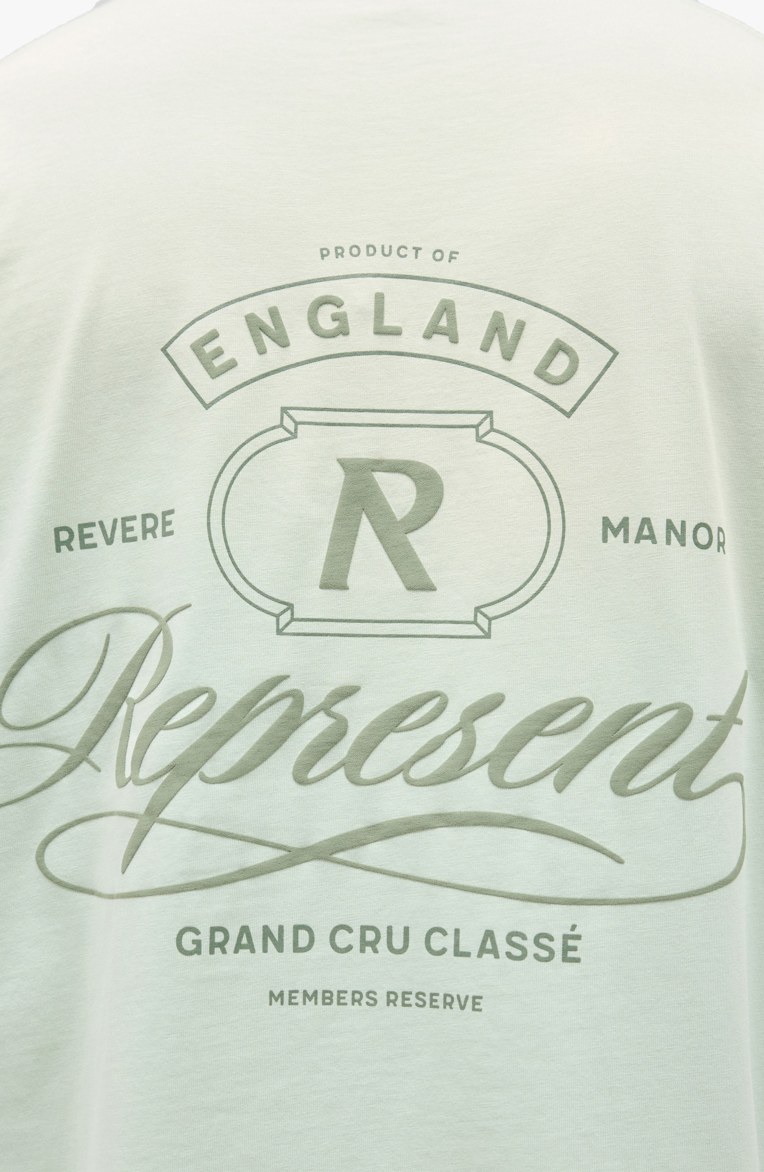 Represent Grand Cru Graphic T-Shirt in Washed Sage at Nordstrom - 7