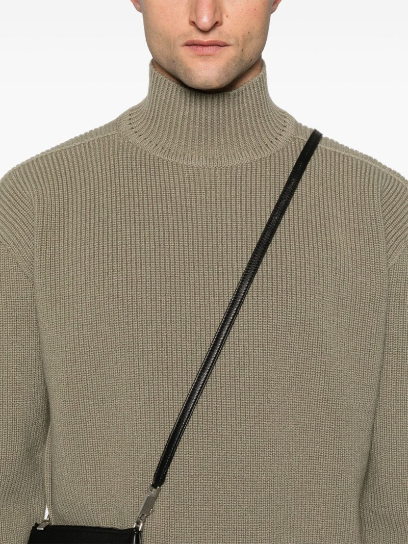 roll-neck virgin-wool jumper 5