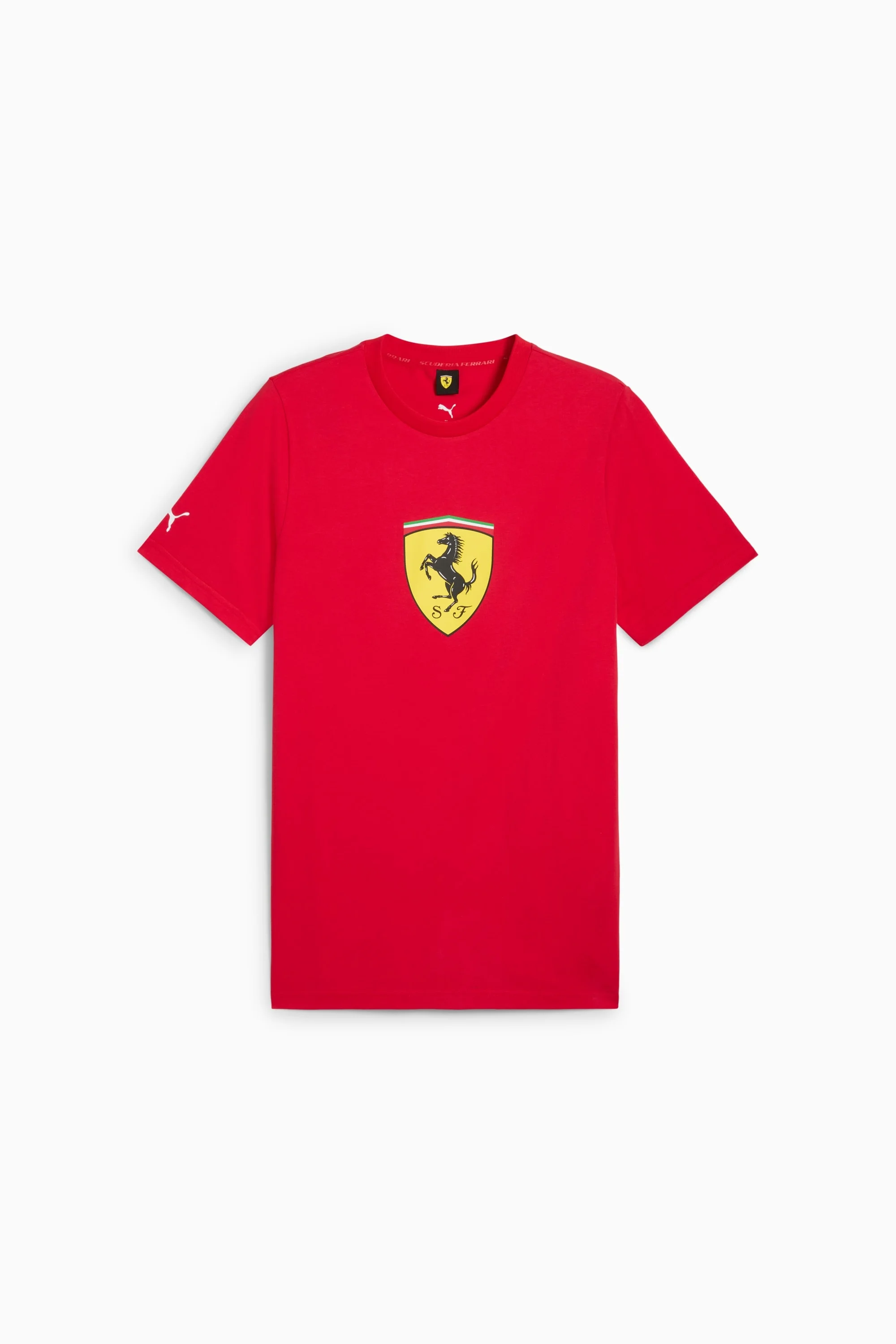 Scuderia Ferrari Race Colored Big Shield Men's Tee - 1