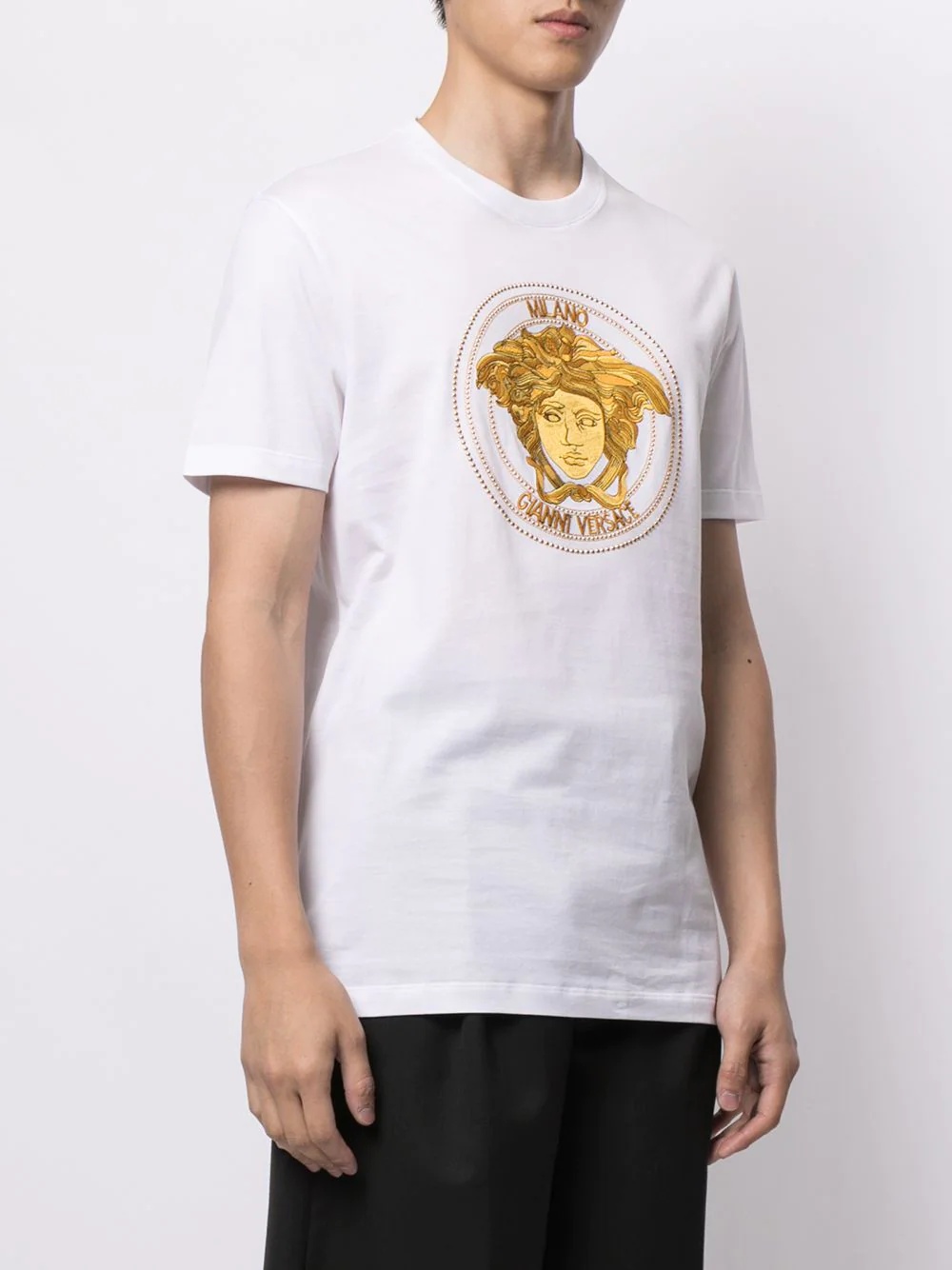 Medusa head-print T-shirt - 4