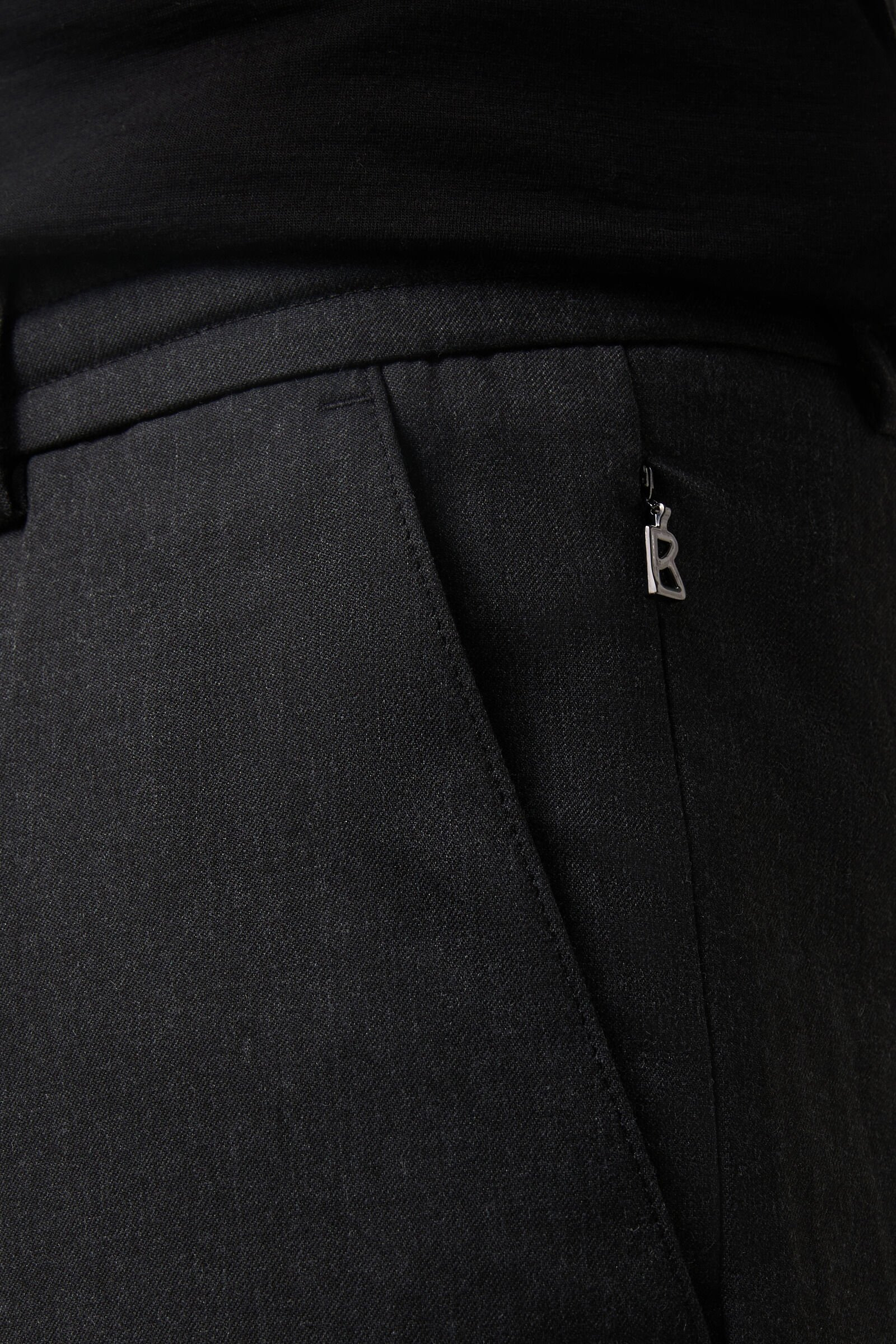 Pleated trousers Marcus in Anthracite - 6