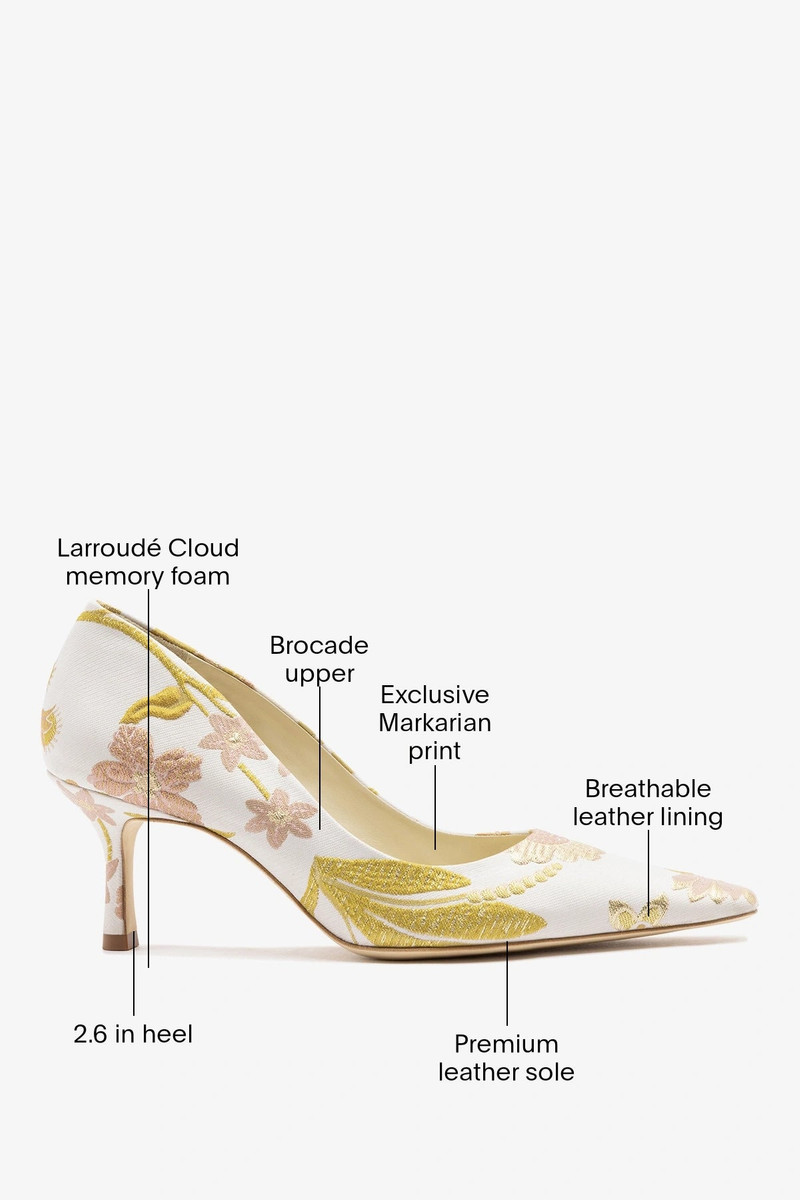 Larroudé by Markarian: Pump Mist Floral Brocade 5