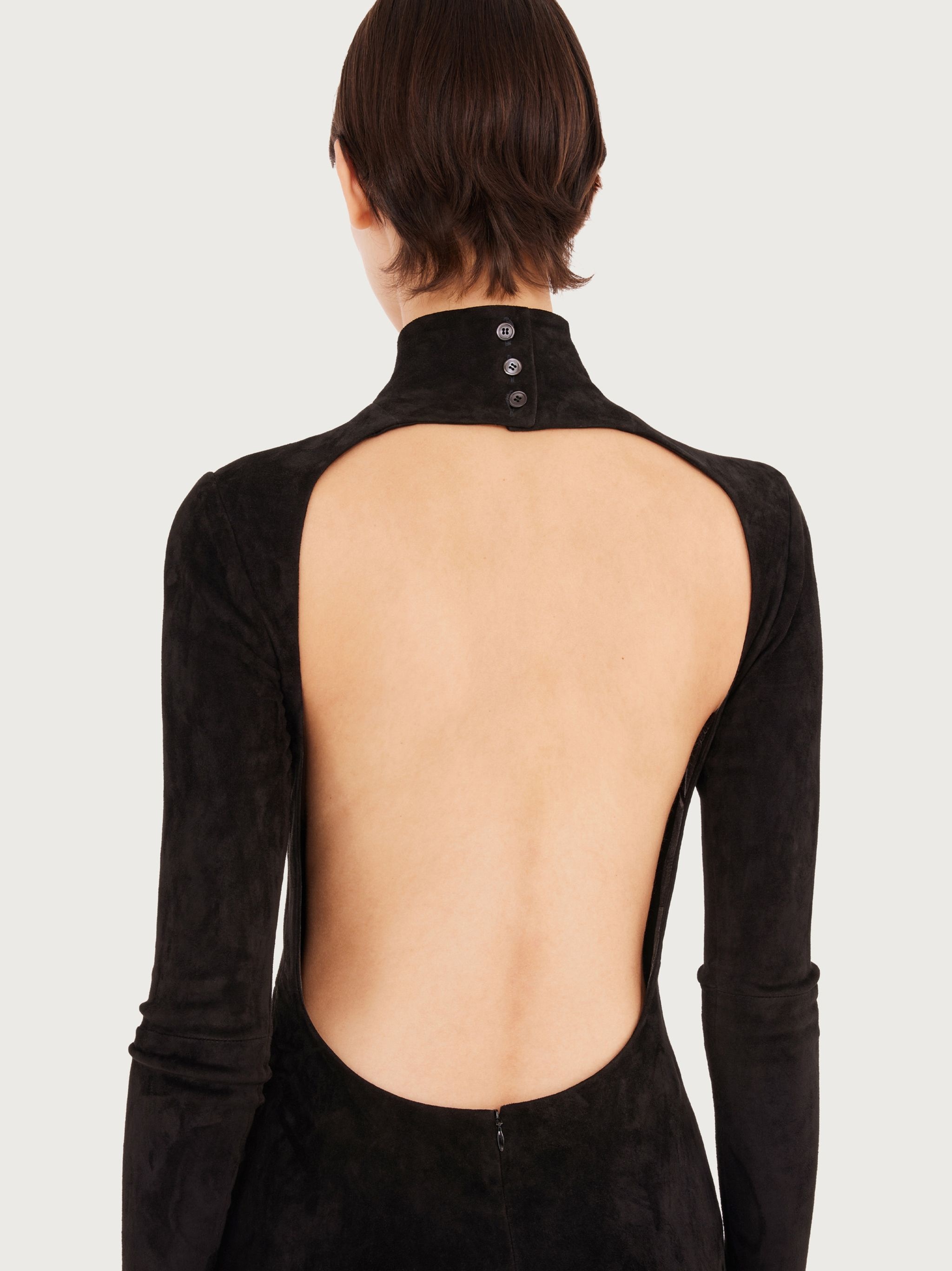 Stretch suede dress - 4