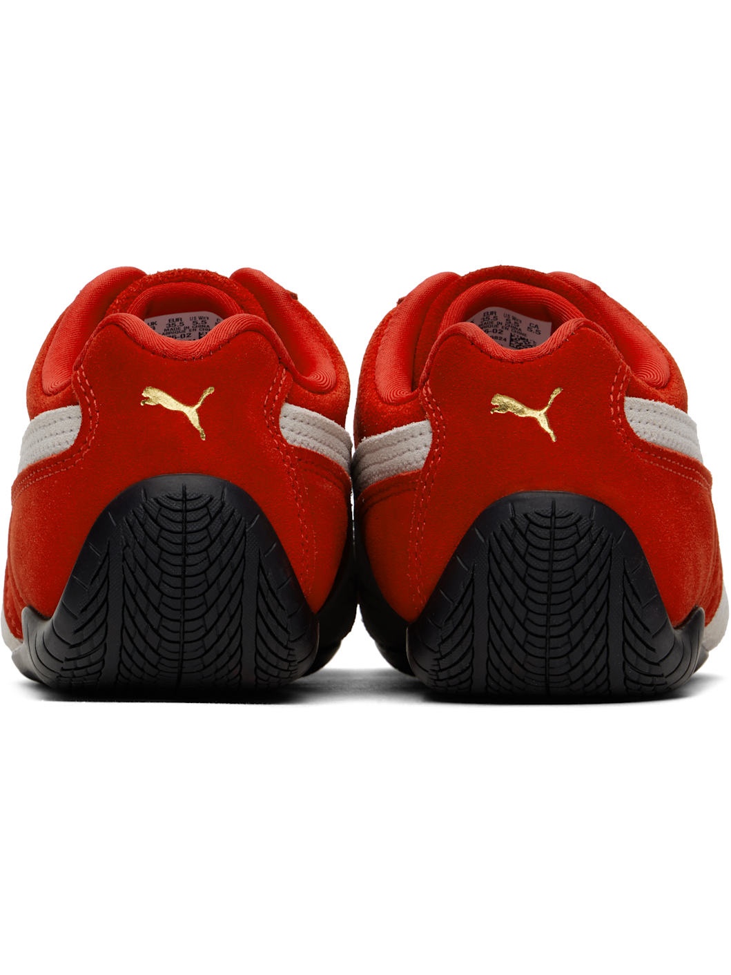 Red & White Speedcat OG Sneakers - 2