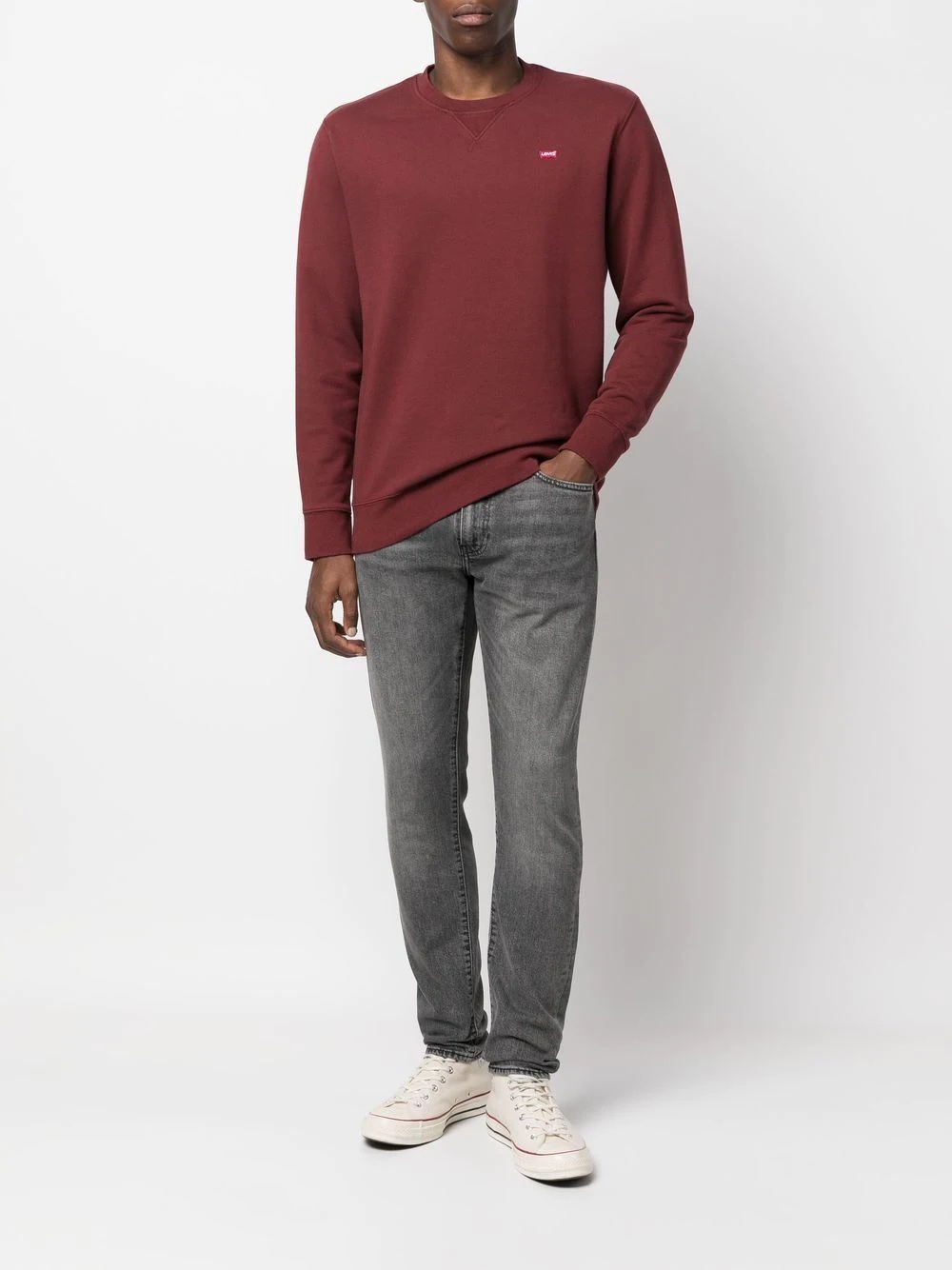 cotton crew-neck sweatshirt - 2