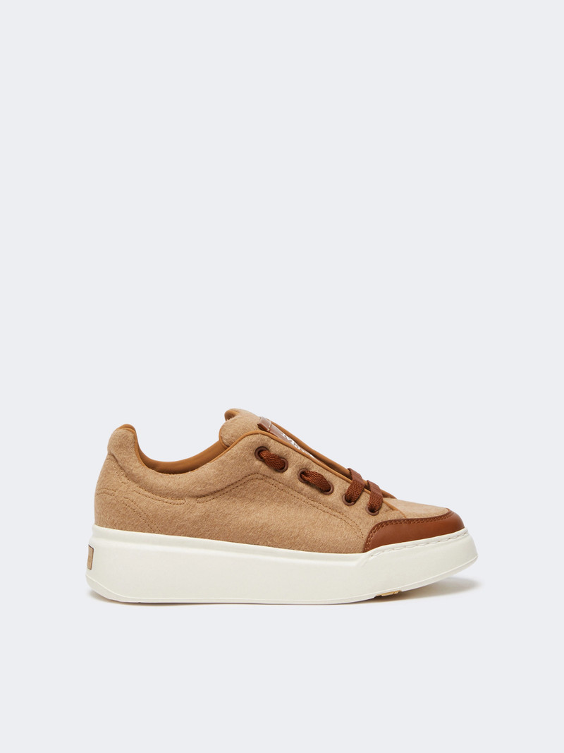 MAXIWK Water-repellent camel sneakers - CAMEL 1