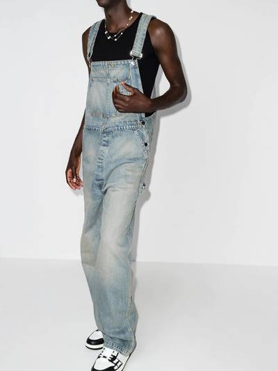 AMIRI logo embroidered denim jumpsuit outlook