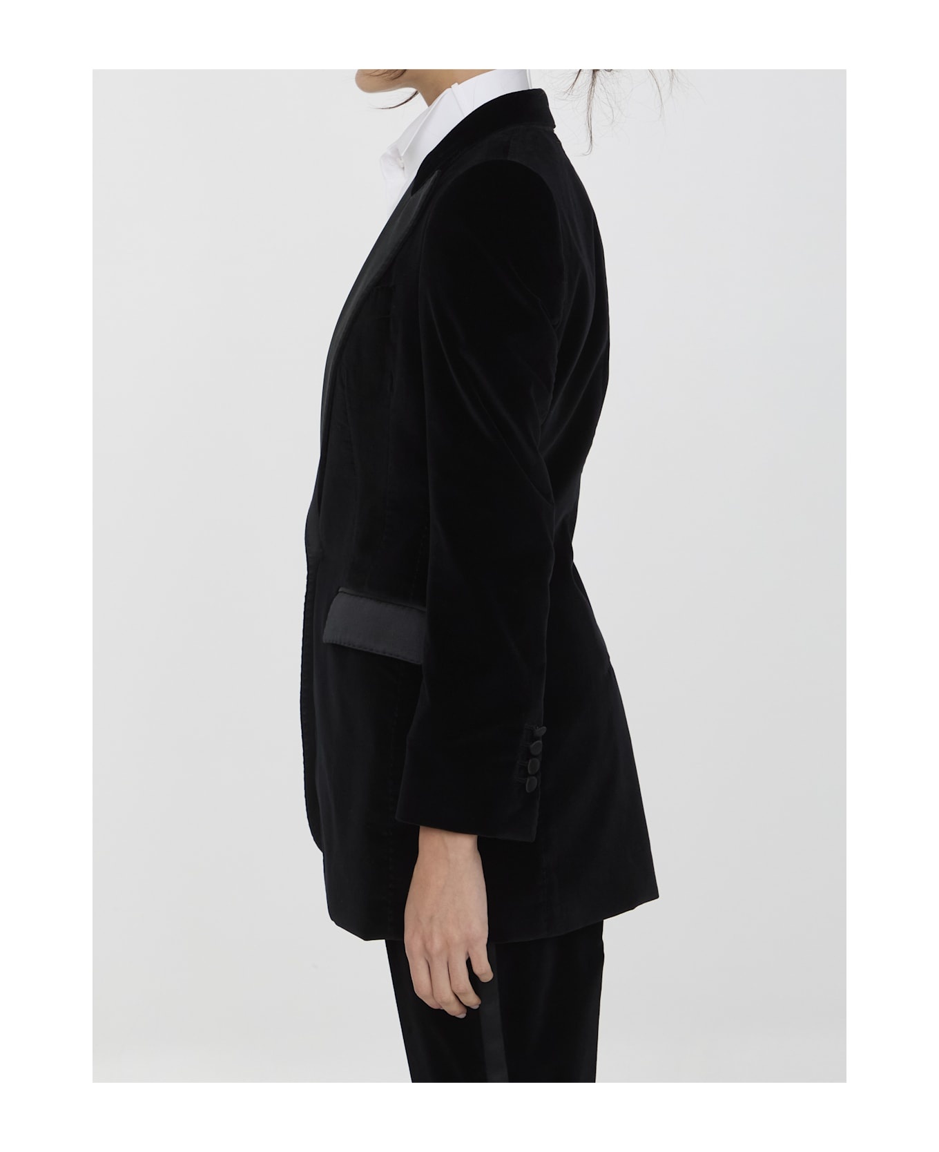 Velvet Tuxedo Jacket - 3
